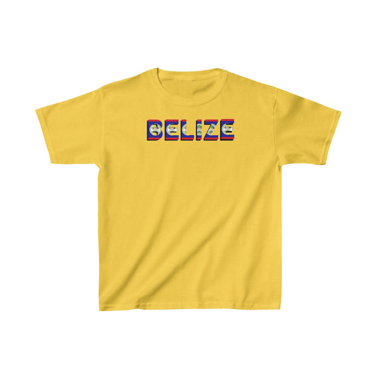 Belize Flag Kids Heavy Cotton™ Tee