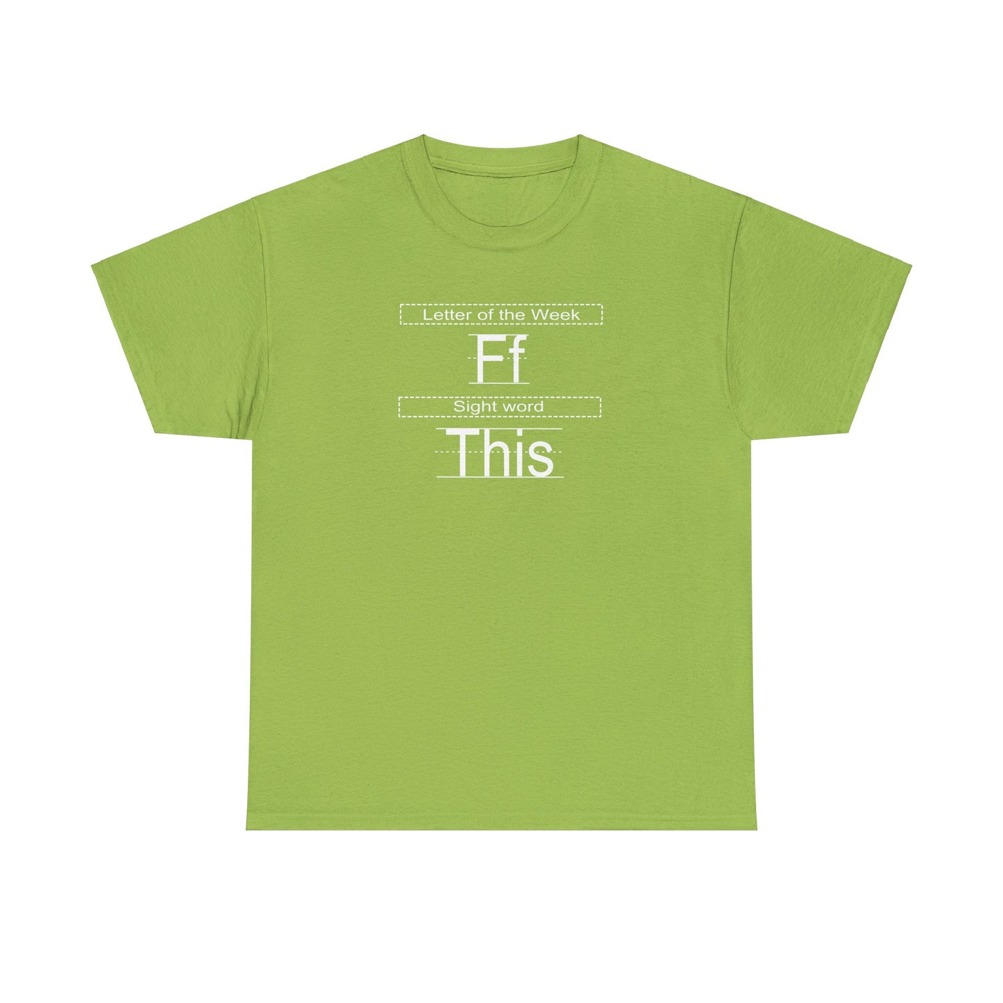 Sight Words Unisex Heavy Cotton Tee
