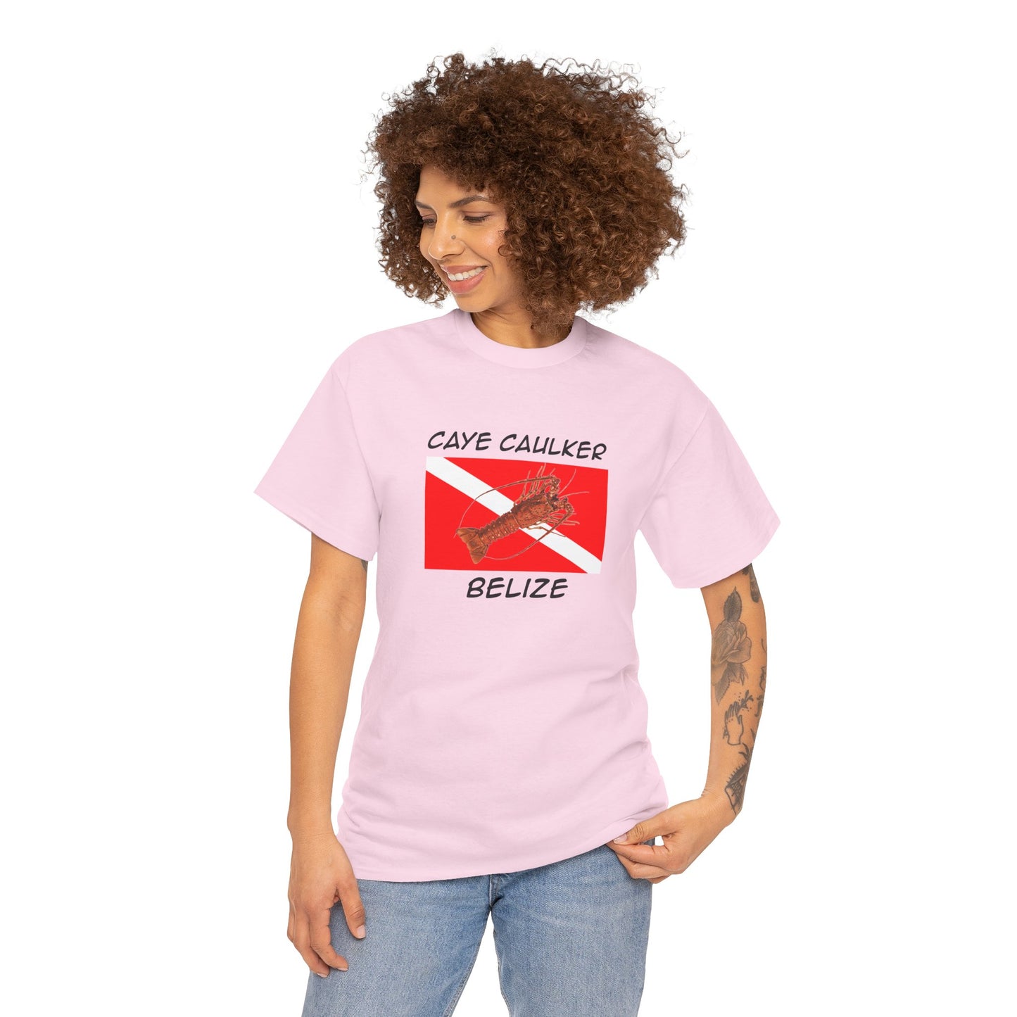 Lobster Dive Unisex Heavy Cotton Tee
