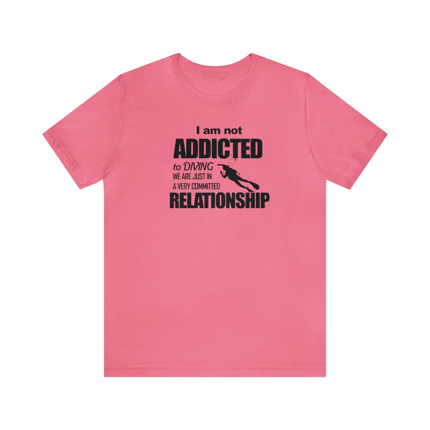 Addicted to diving Jersey Short Sleeve Tee