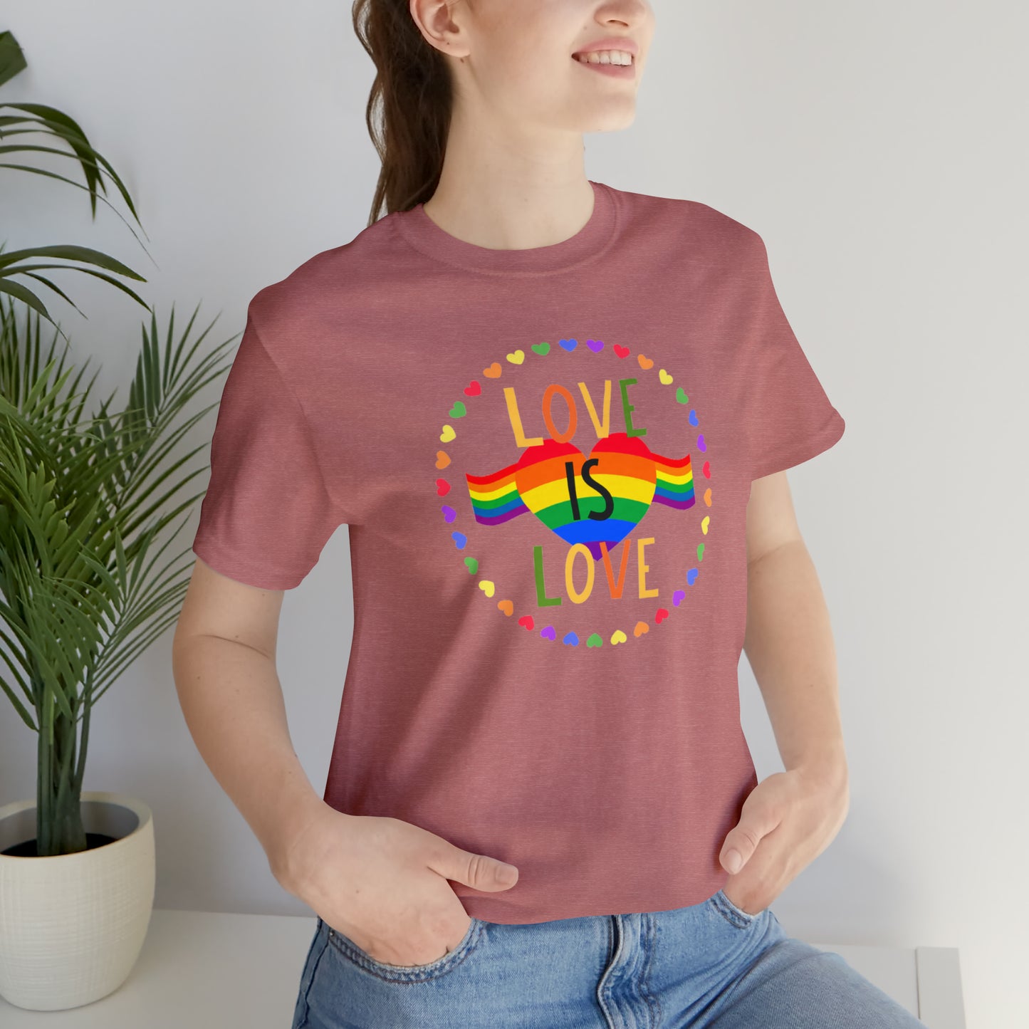 Love Unisex Jersey Short Sleeve Tee