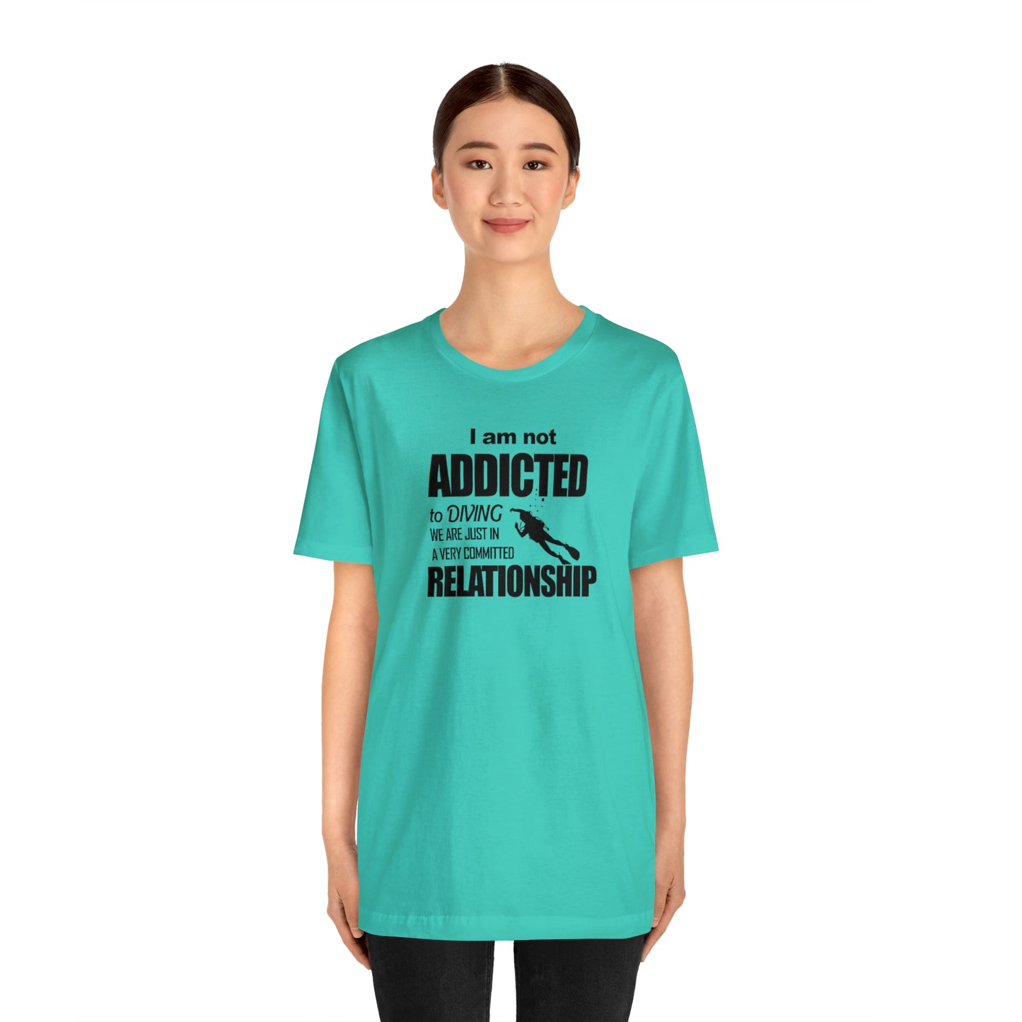 Addicted to diving Jersey Short Sleeve Tee