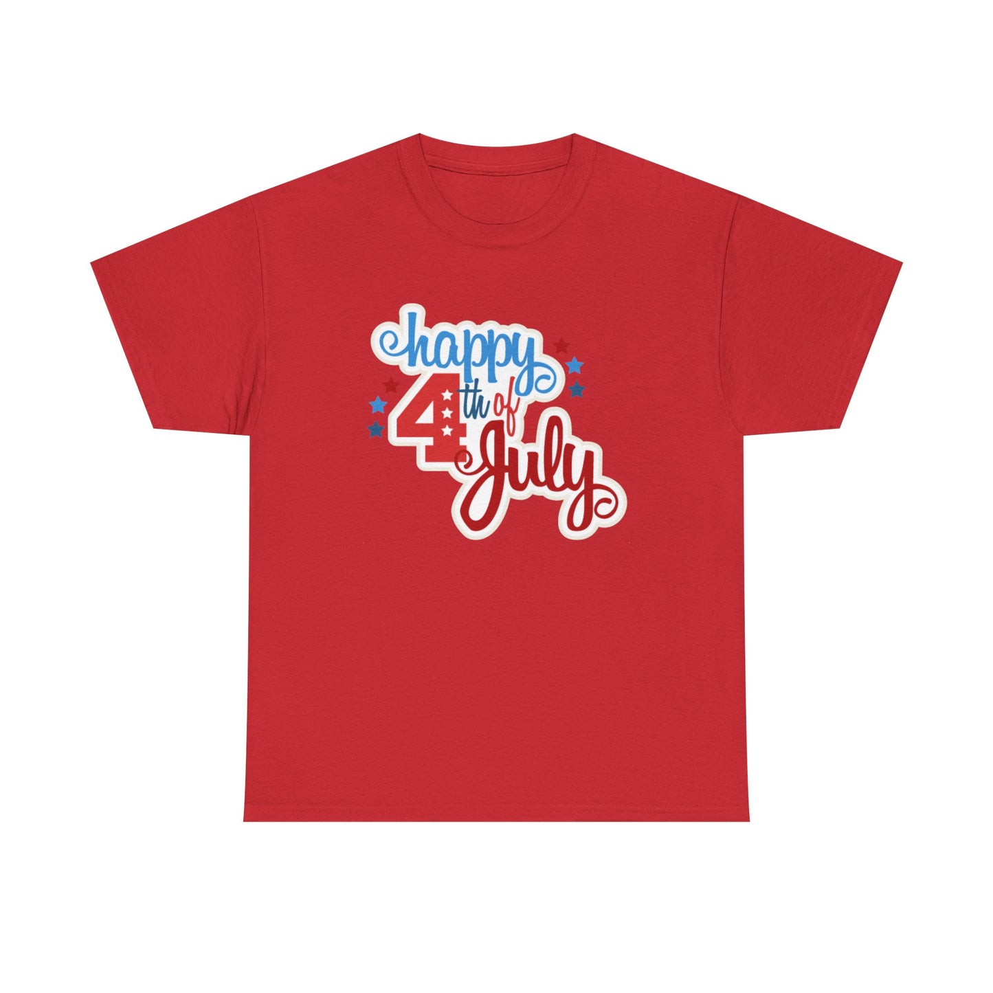 Happy 4th Unisex Heavy Cotton Tee