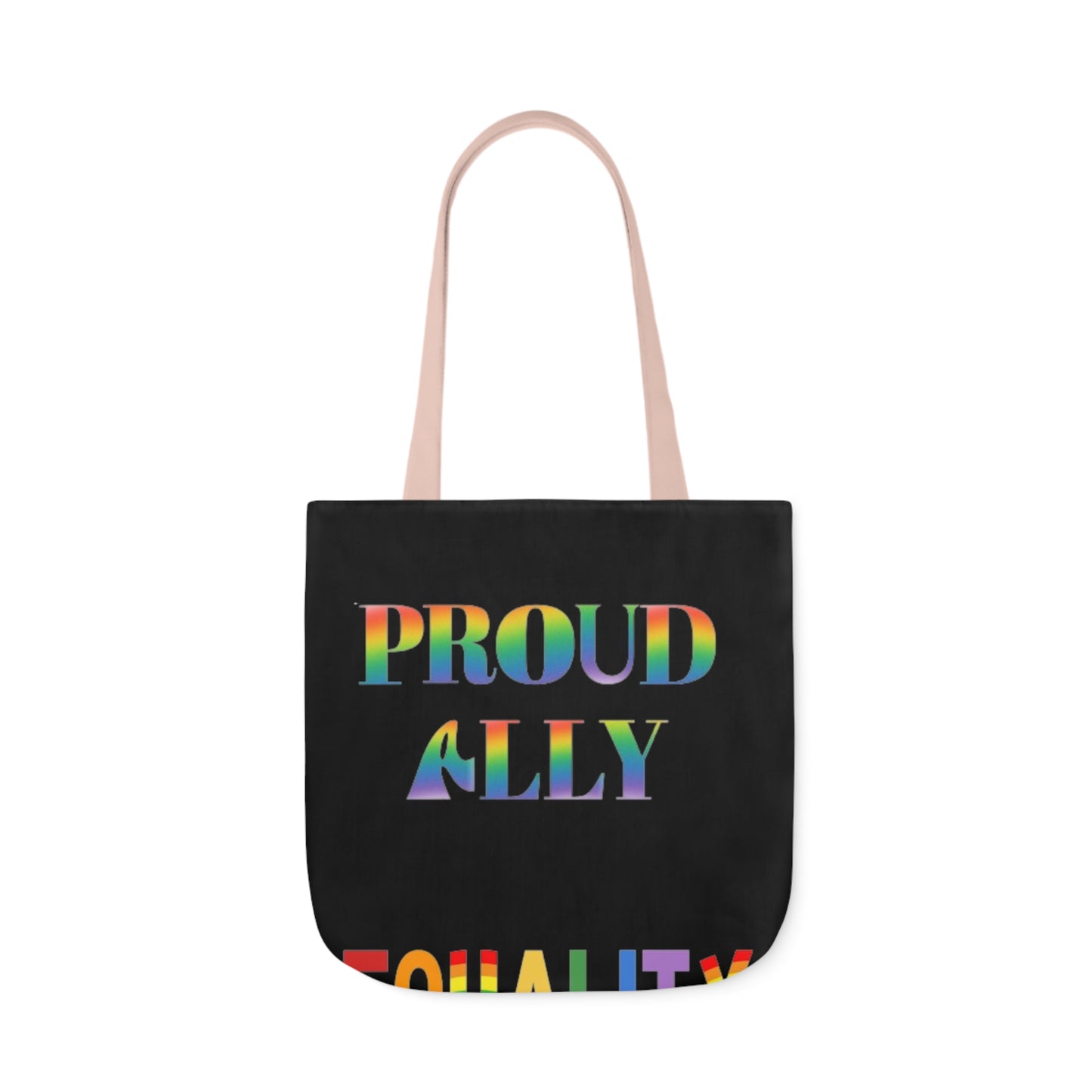 Proud Ally Canvas Tote Bag, 5-Color Straps