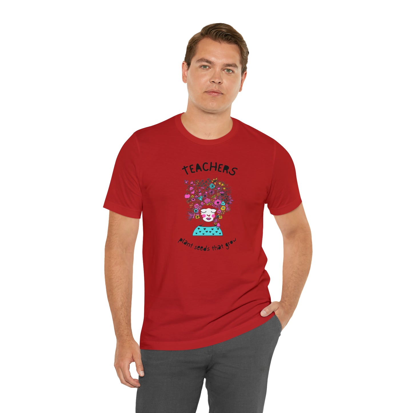 Plant seeds Unisex Jersey Short Sleeve Tee