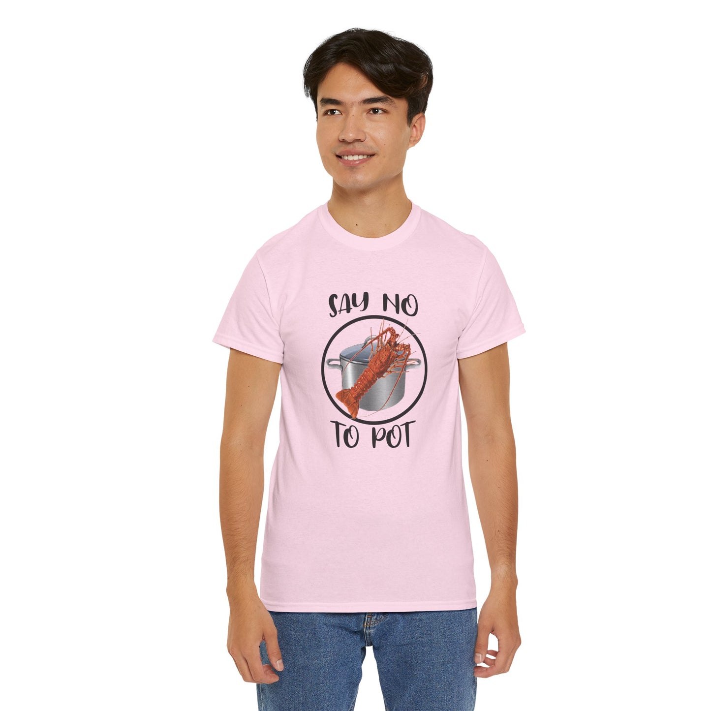 Say No to Pot Unisex Heavy Cotton Tee