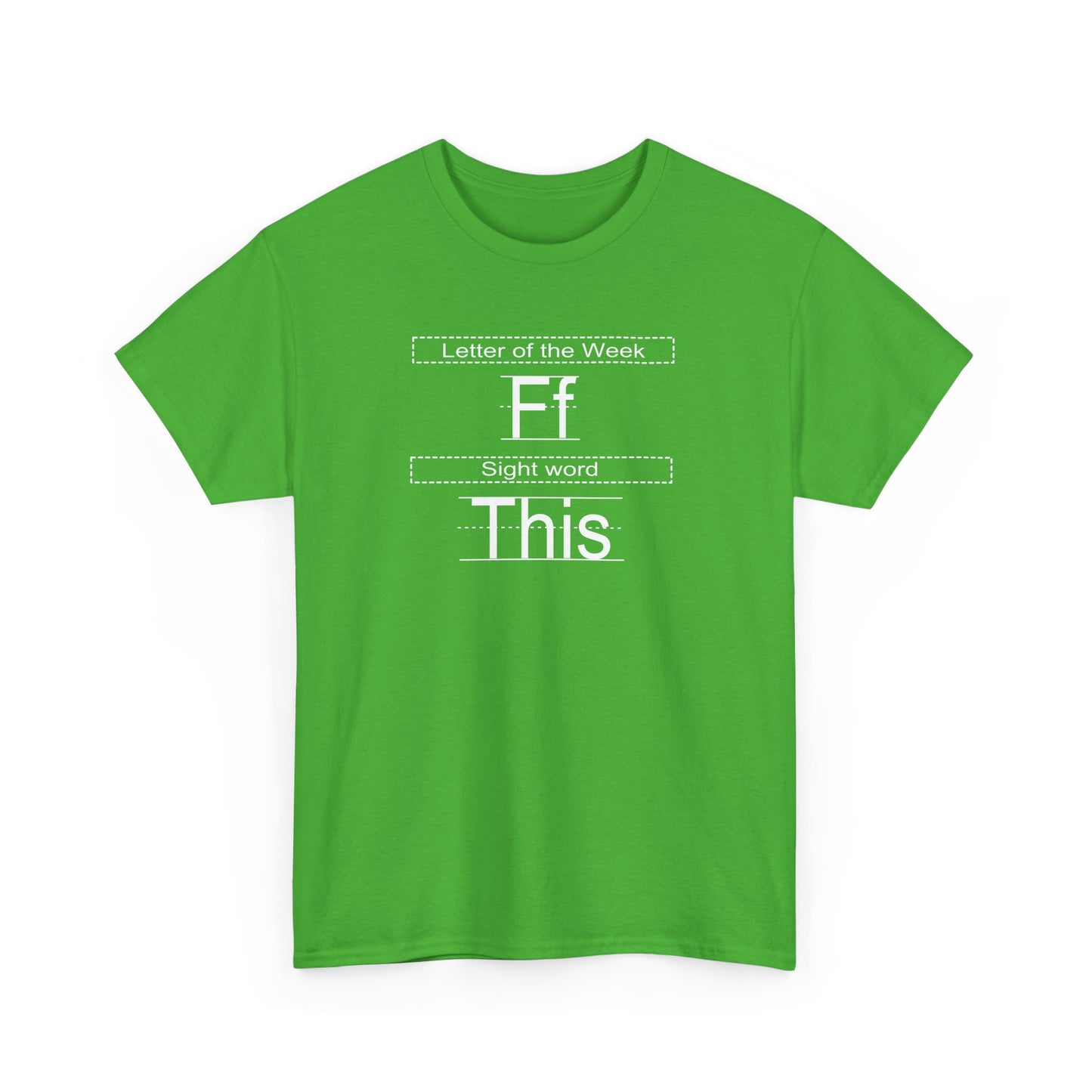 Sight Words Unisex Heavy Cotton Tee
