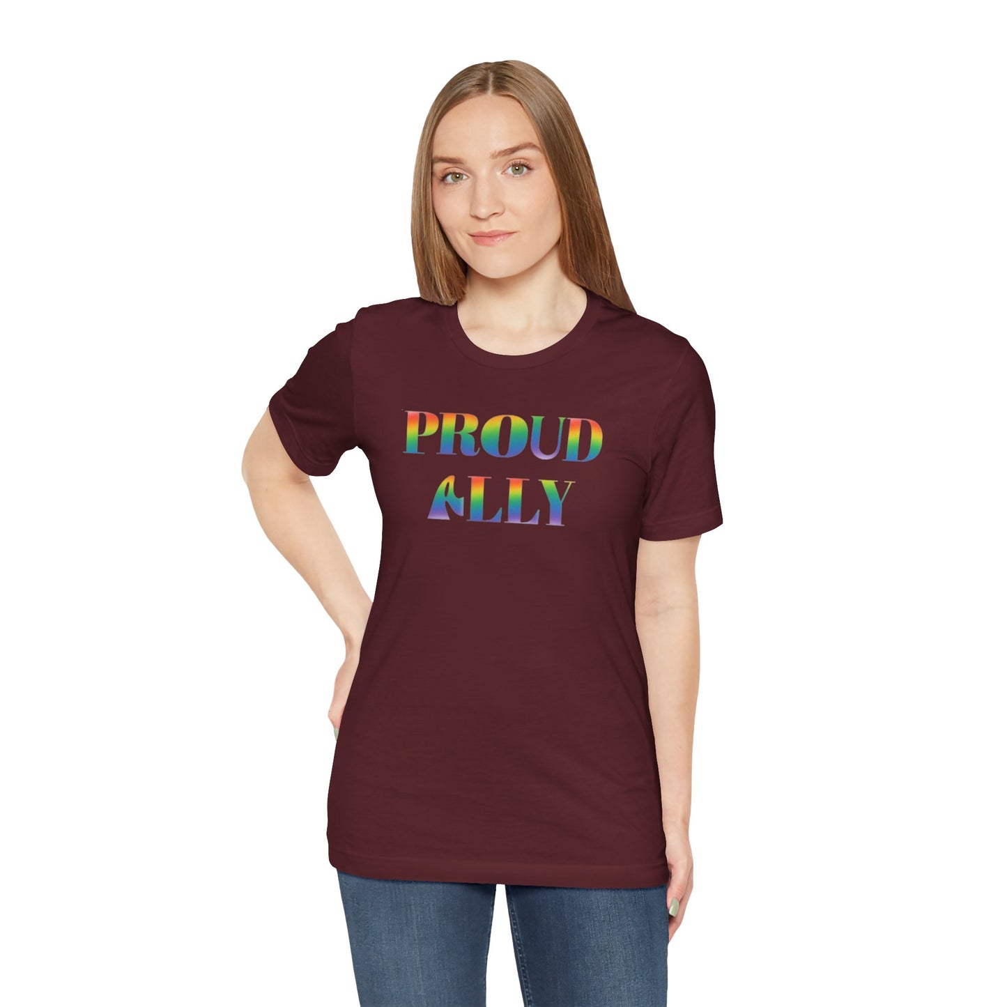 Proud Ally Unisex Jersey Short Sleeve Tee