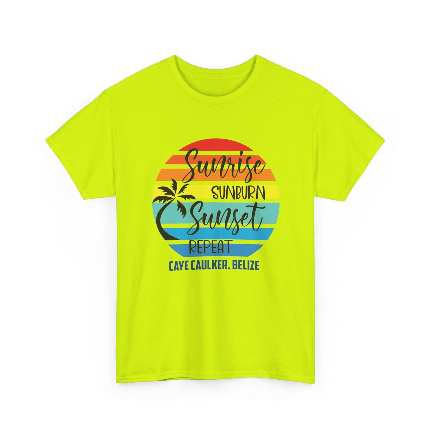 Sunrise Sunset Tropical Tee CC Belize
