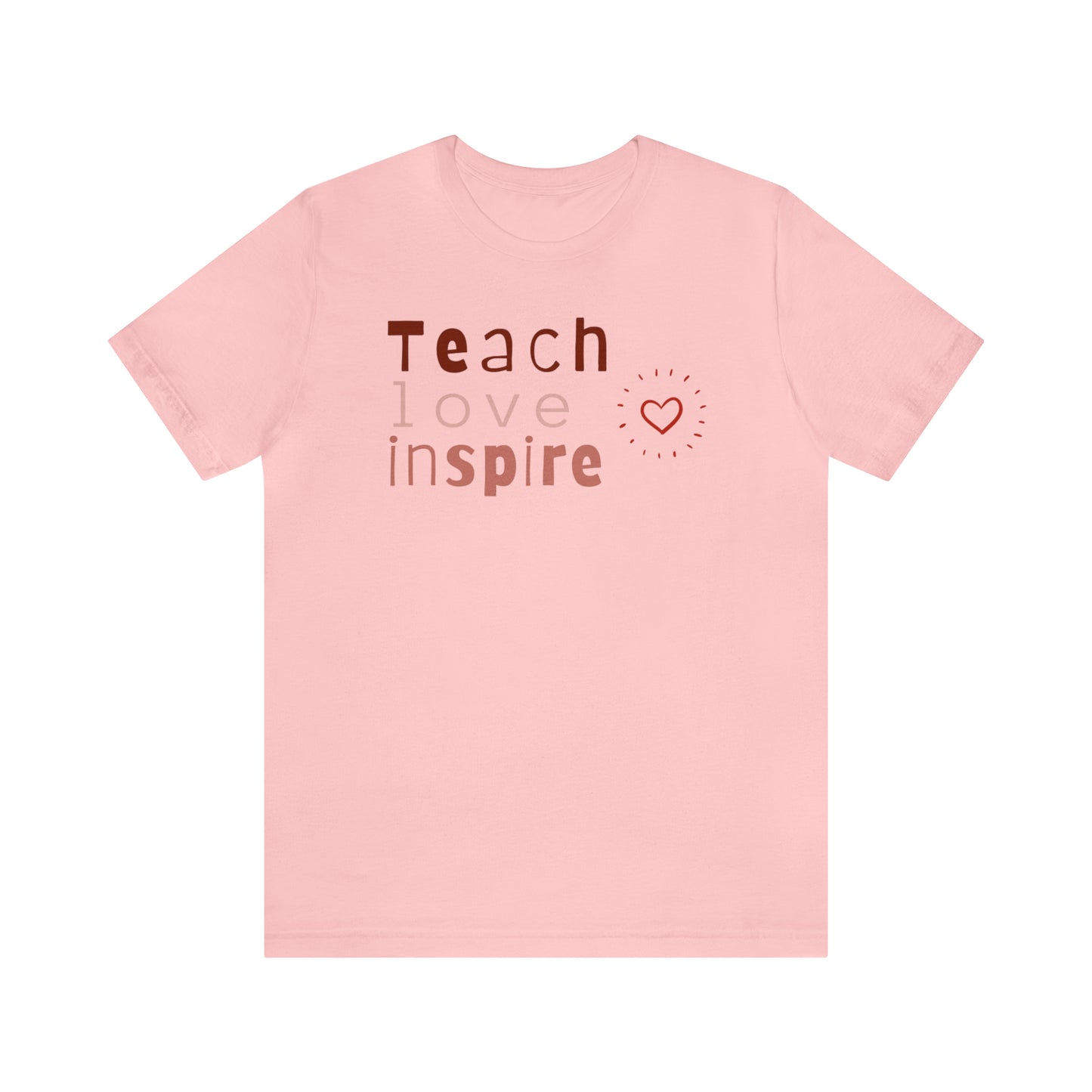 Teach Love Jersey Short Sleeve Tee