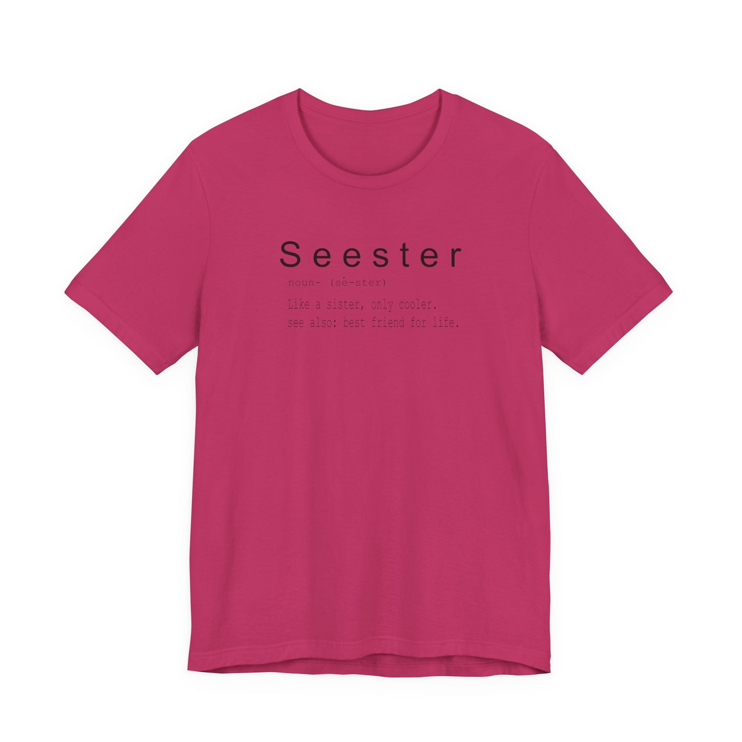 Seester Unisex Jersey Short Sleeve Tee