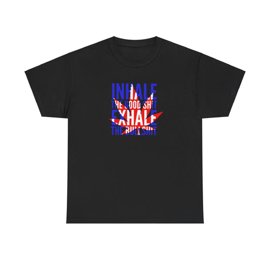 Inhale/ exhale Unisex Heavy Cotton Tee