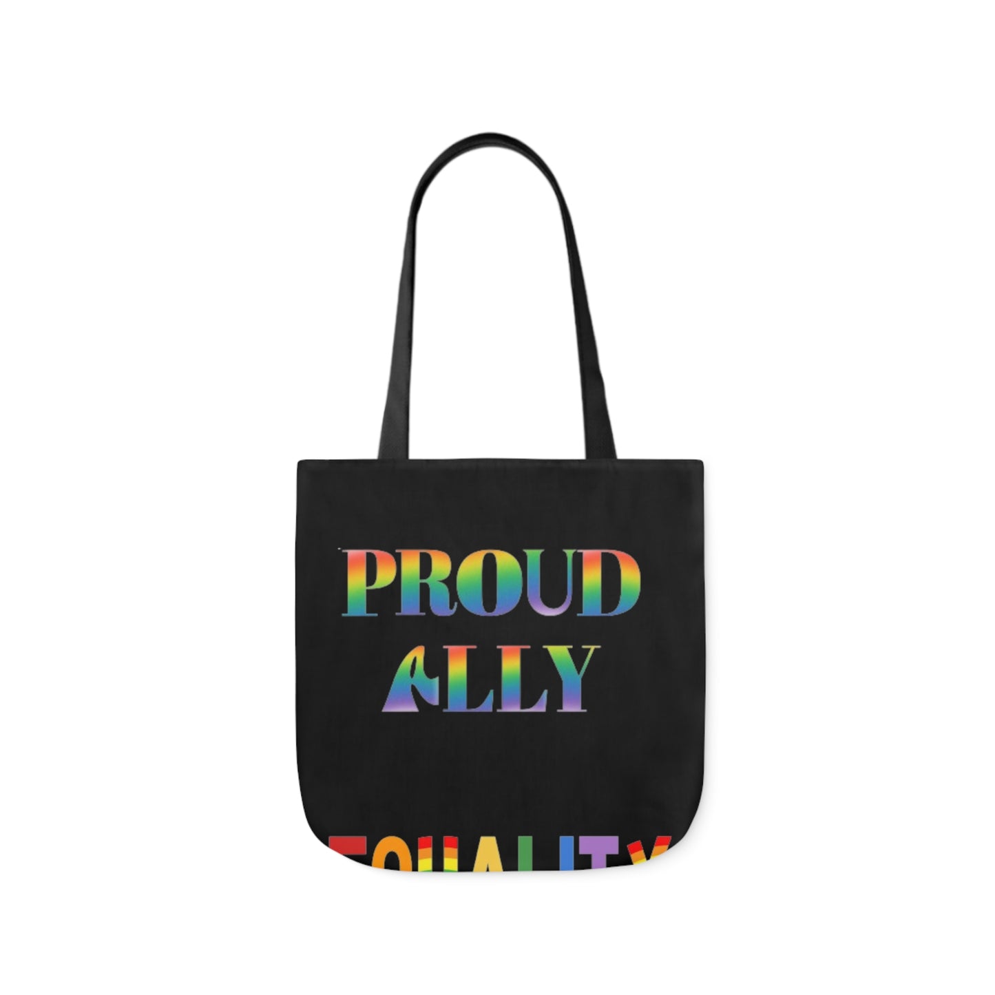 Proud Ally Canvas Tote Bag, 5-Color Straps