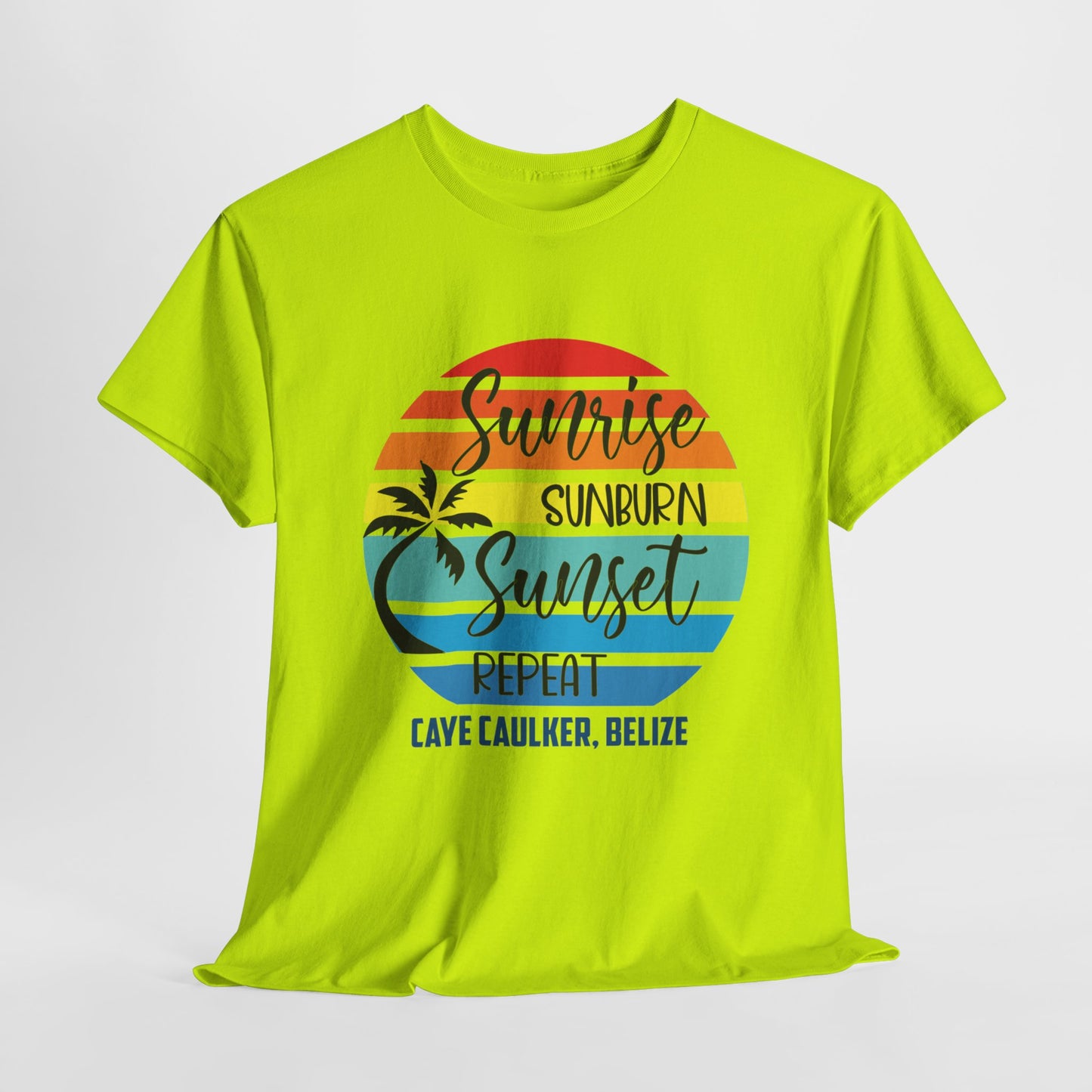 Sunrise Sunset Tropical Tee CC Belize