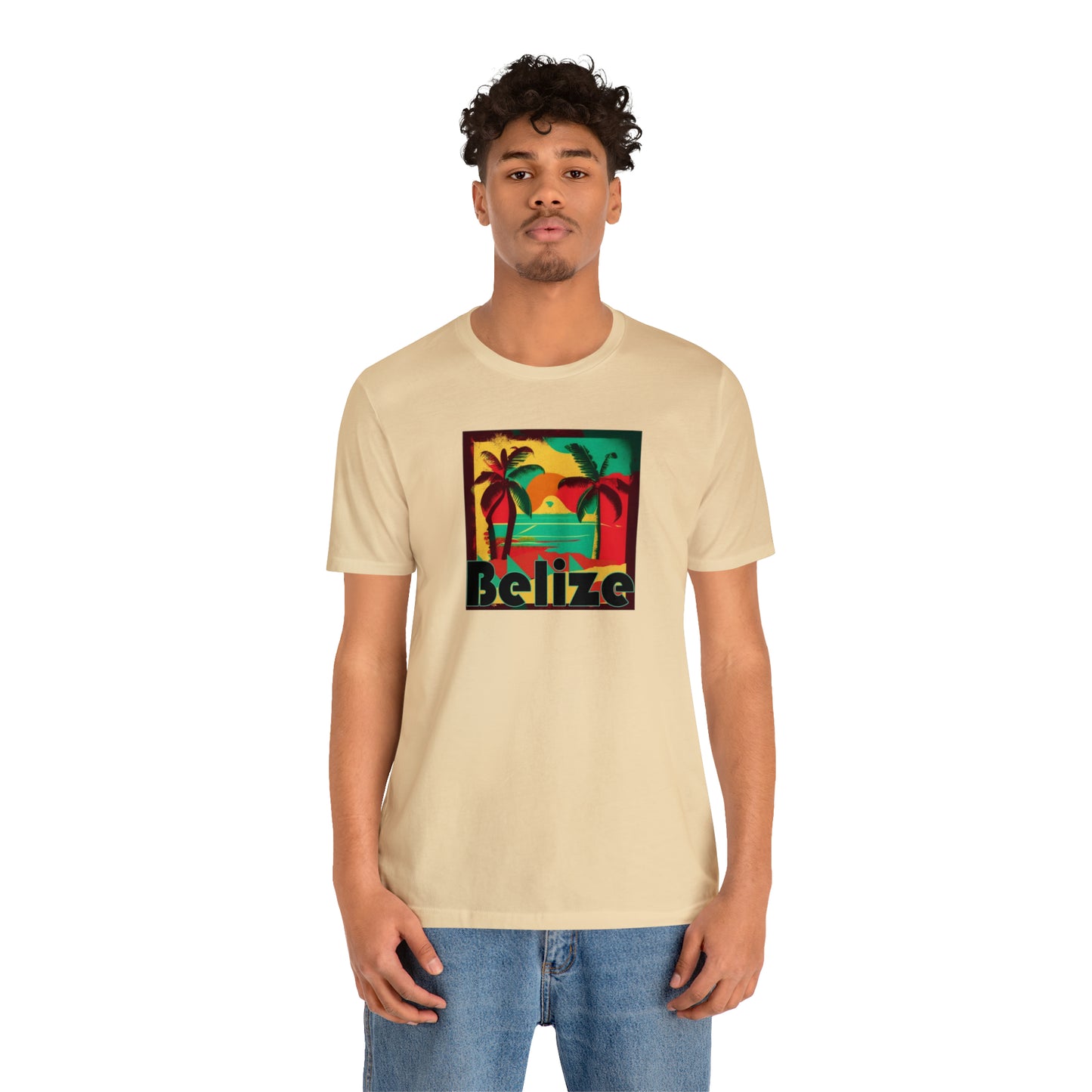 Retro Belize Unisex Jersey Short Sleeve Tee