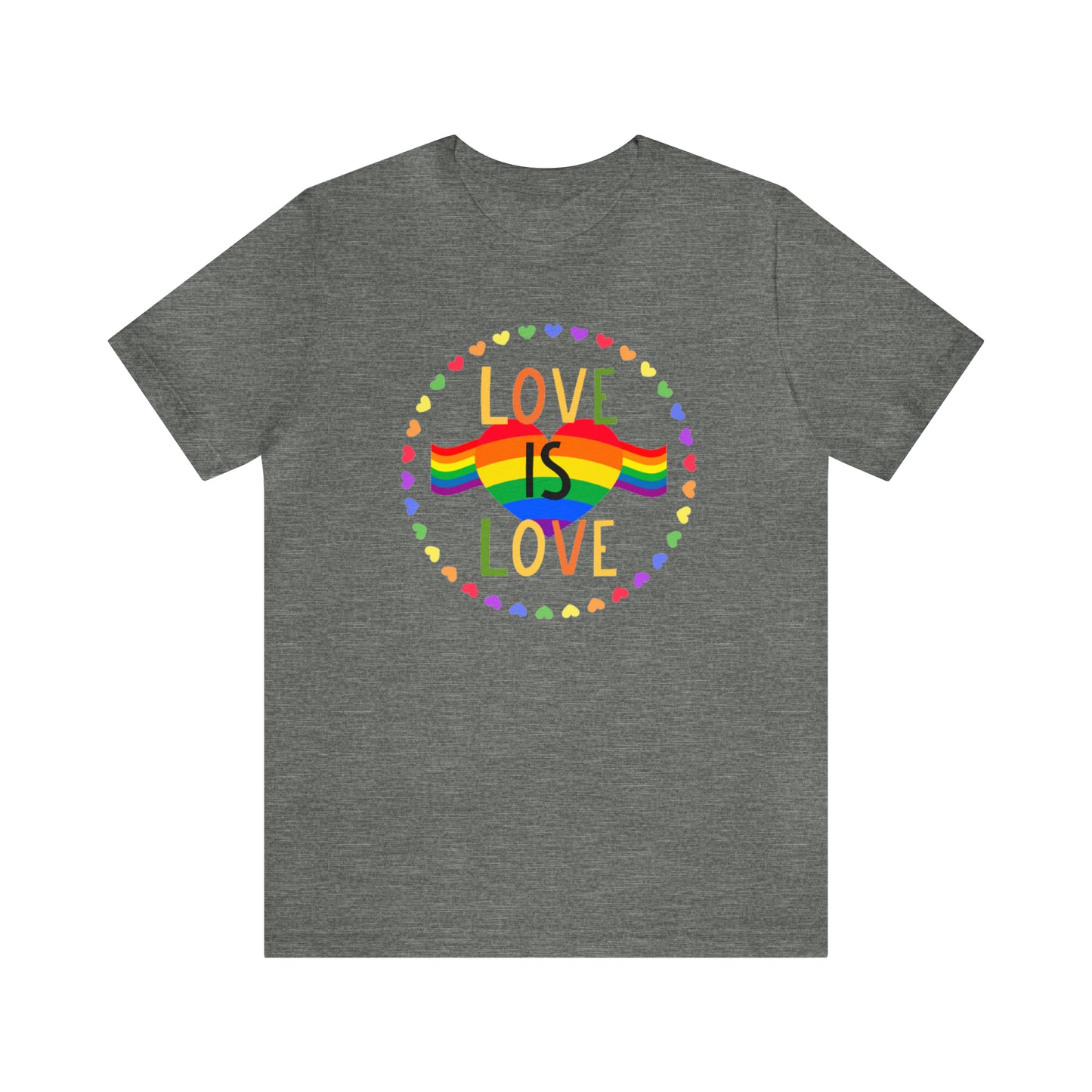 Love is love Jersey Short Sleeve Tee