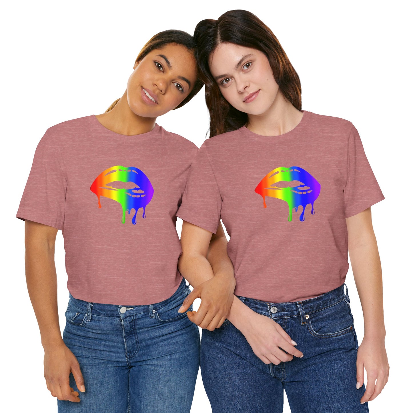 Pride lips Unisex Jersey Short Sleeve Tee