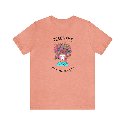 Plant seeds Unisex Jersey Short Sleeve Tee
