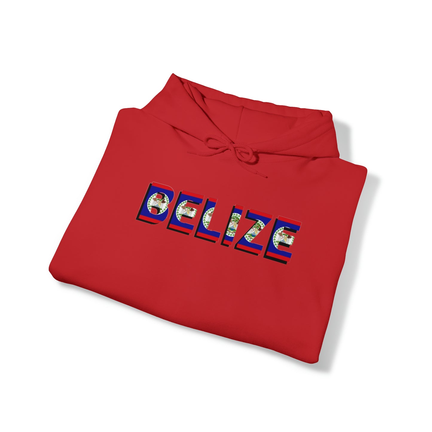 Belize flag Unisex Heavy Blend™ Hooded Sweatshirt