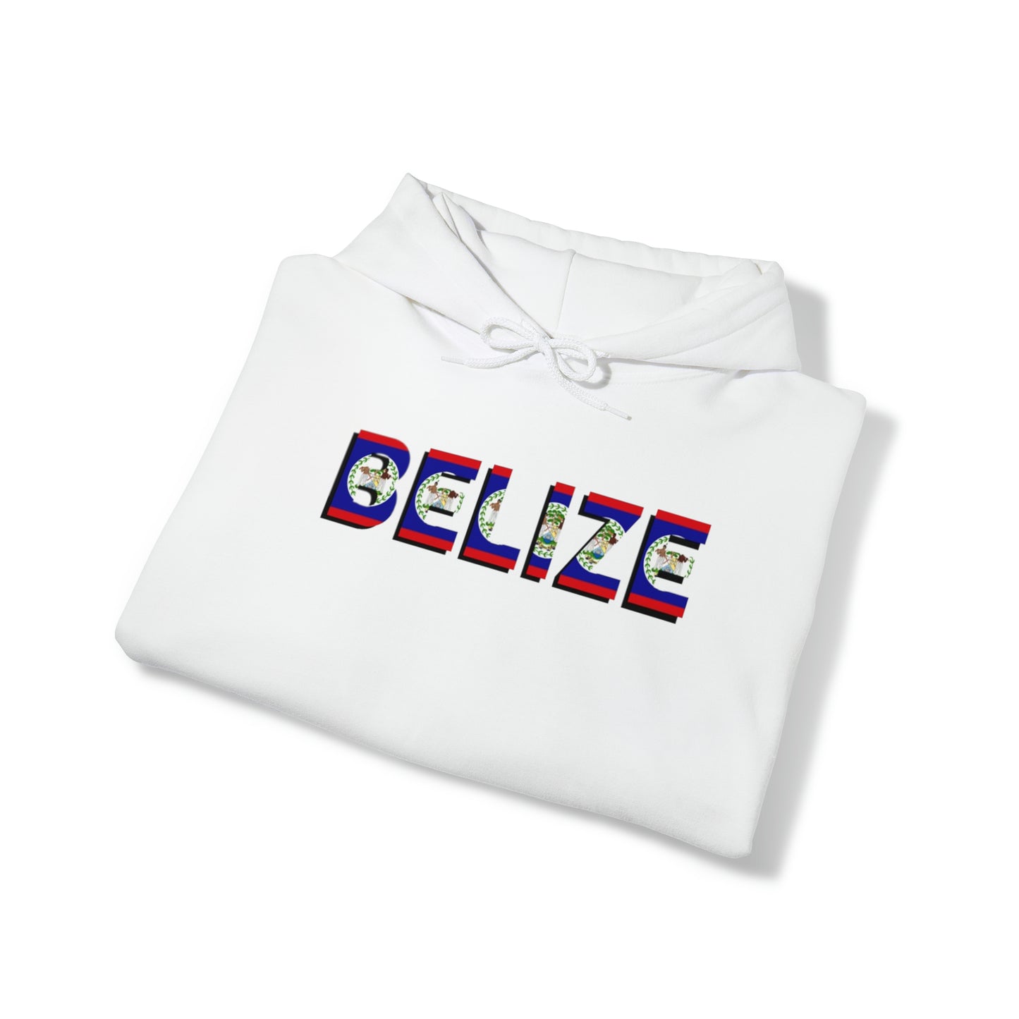 Belize flag Unisex Heavy Blend™ Hooded Sweatshirt