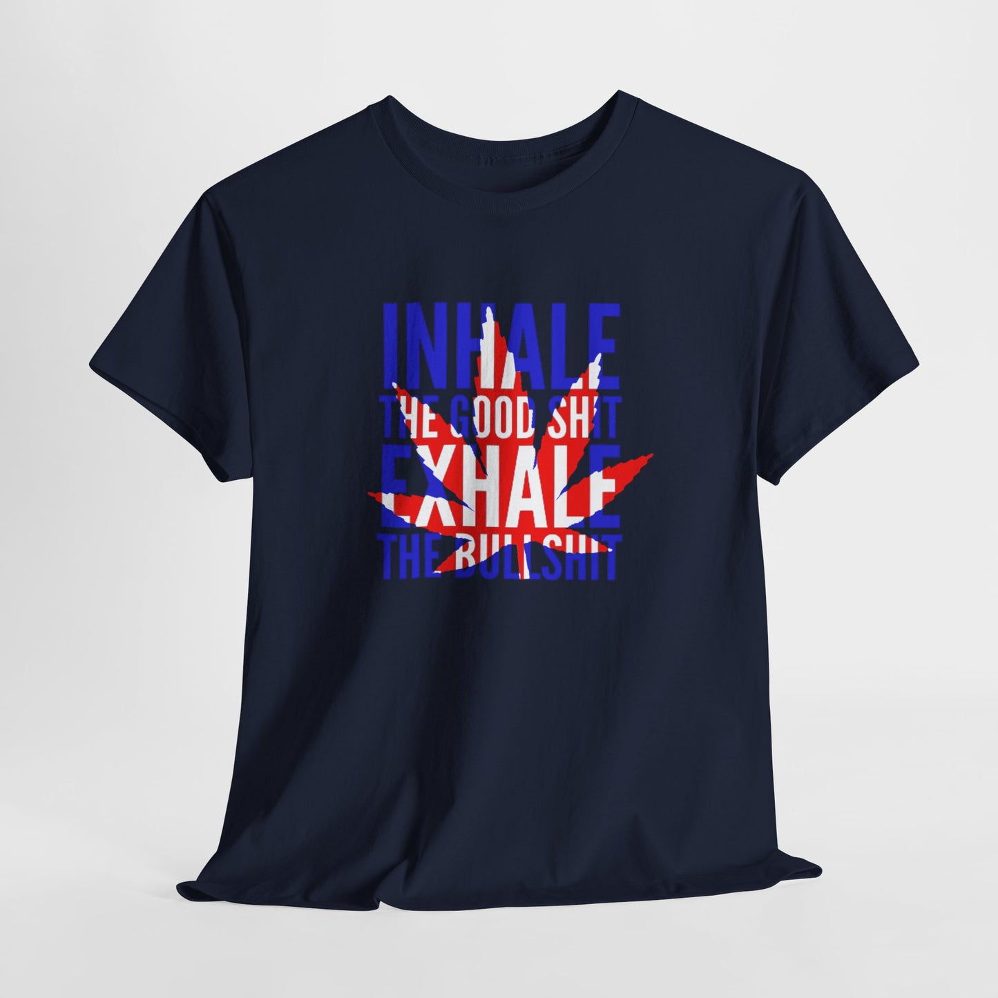 Inhale/ exhale Unisex Heavy Cotton Tee