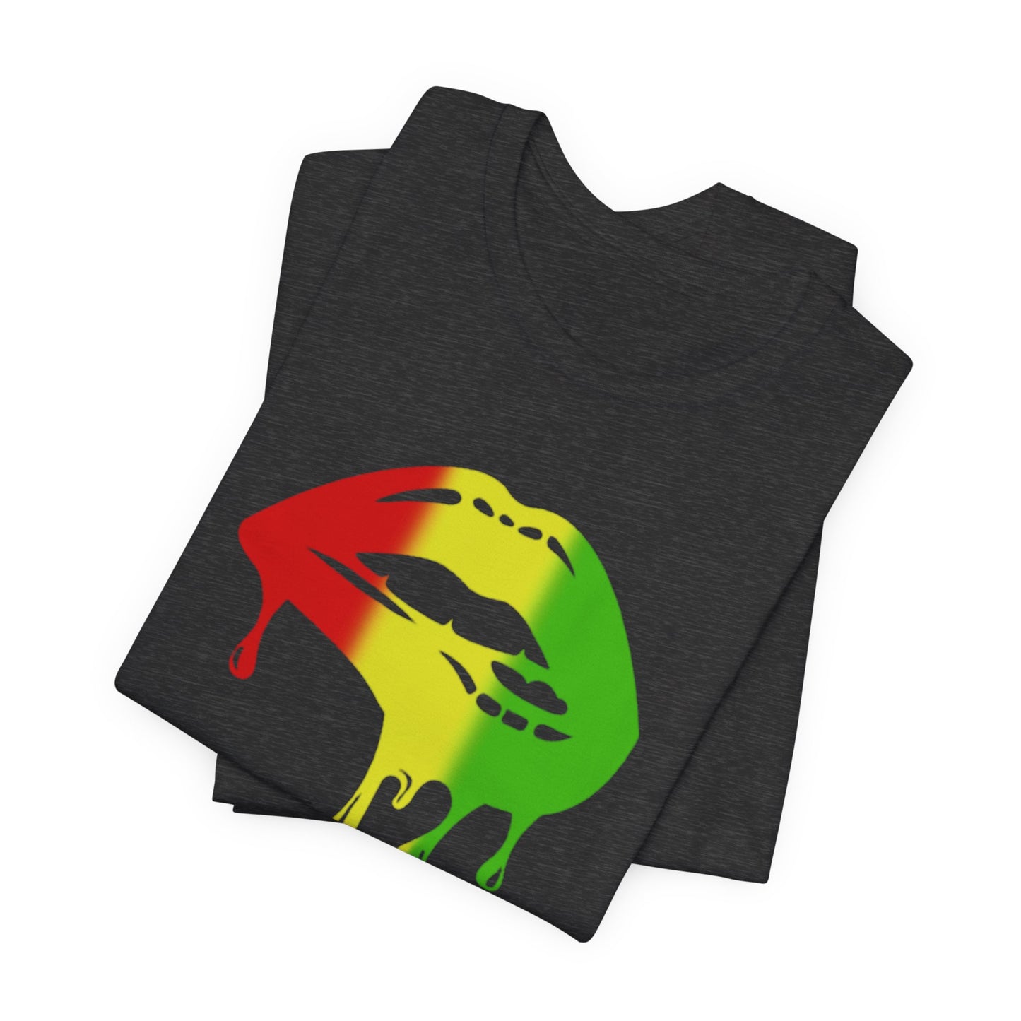 Rasta Lips Unisex Jersey Short Sleeve Tee