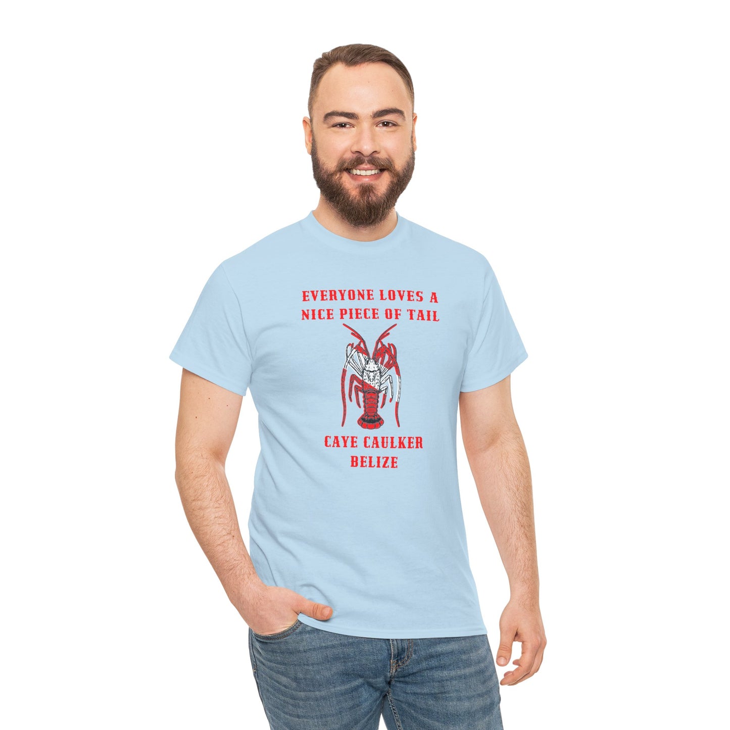 Likes me some tail Unisex Heavy Cotton Tee
