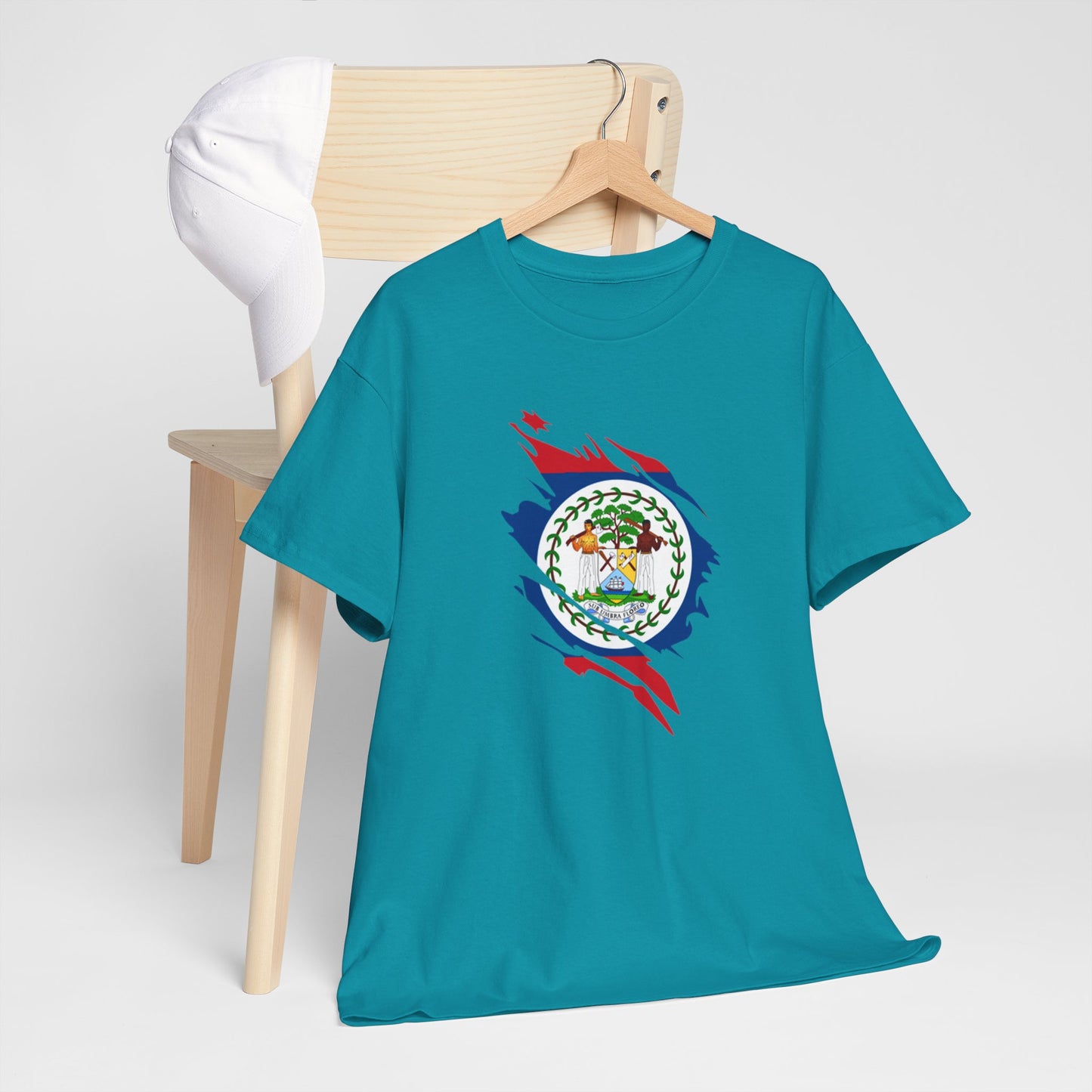 Belize Flag Unisex Heavy Cotton Tee