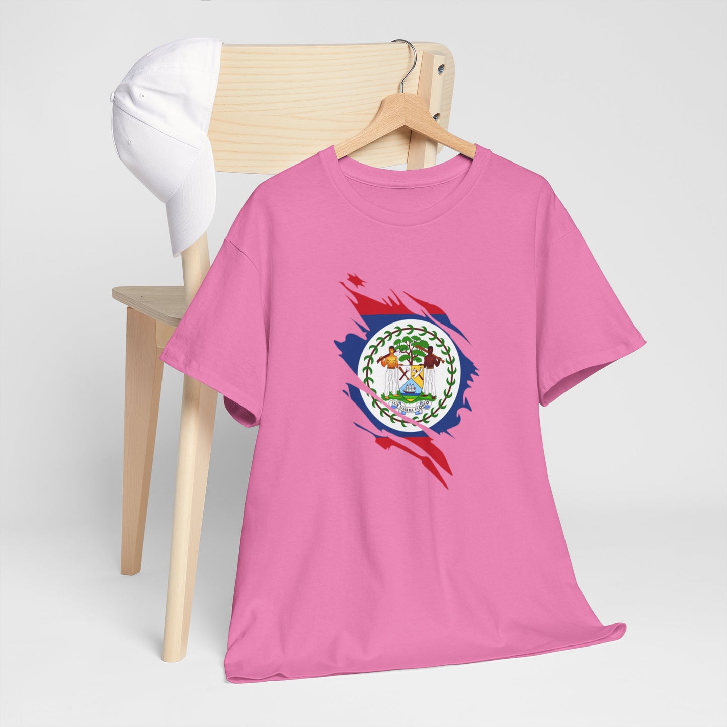 Belize Flag Unisex Heavy Cotton Tee