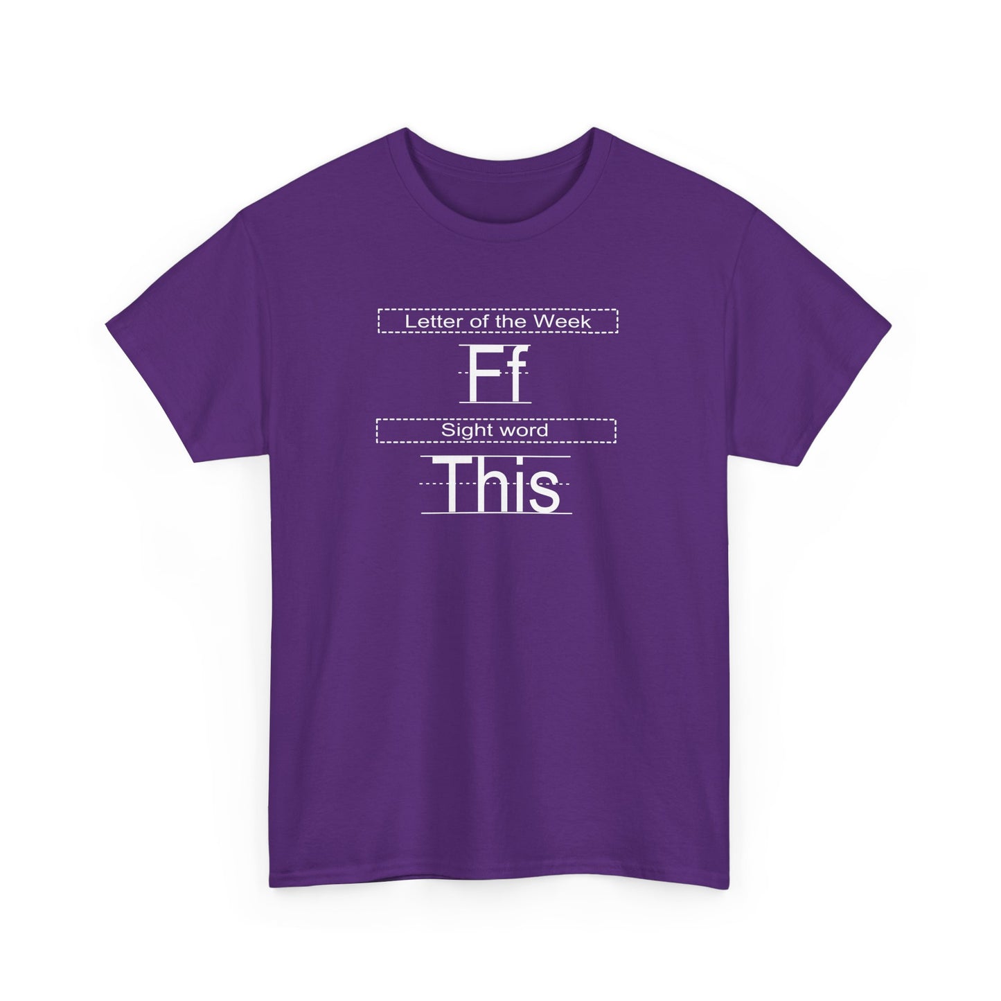 Sight Words Unisex Heavy Cotton Tee