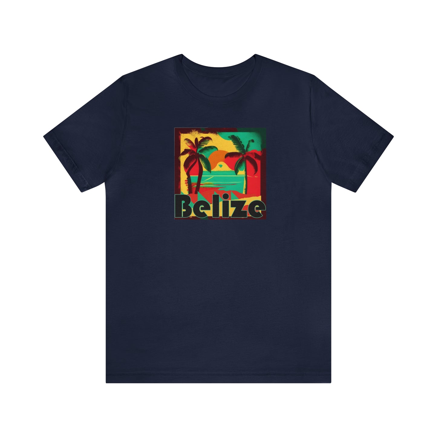 Retro Belize Unisex Jersey Short Sleeve Tee