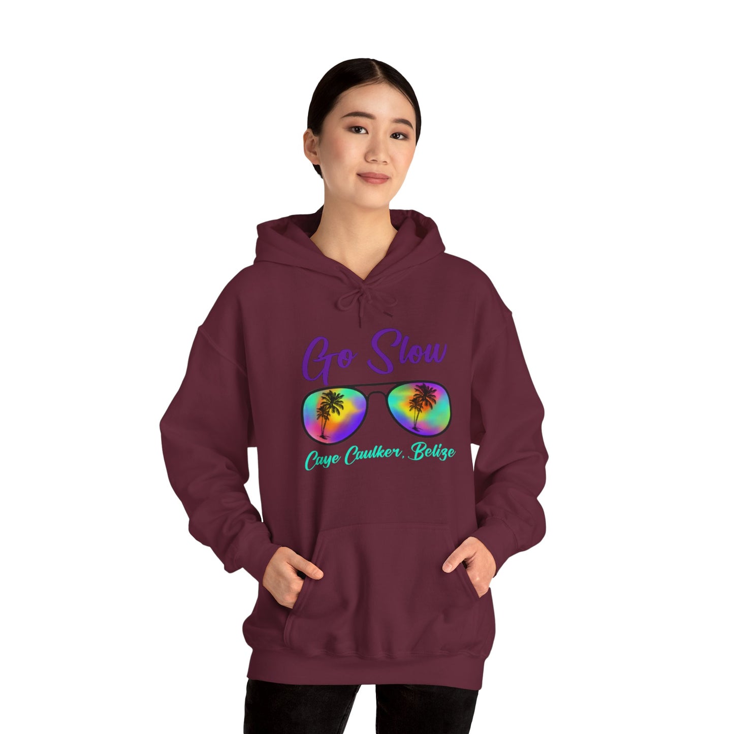 Go Slow Glasses Unisex Heavy Blend™ Hooded Sweatshirt