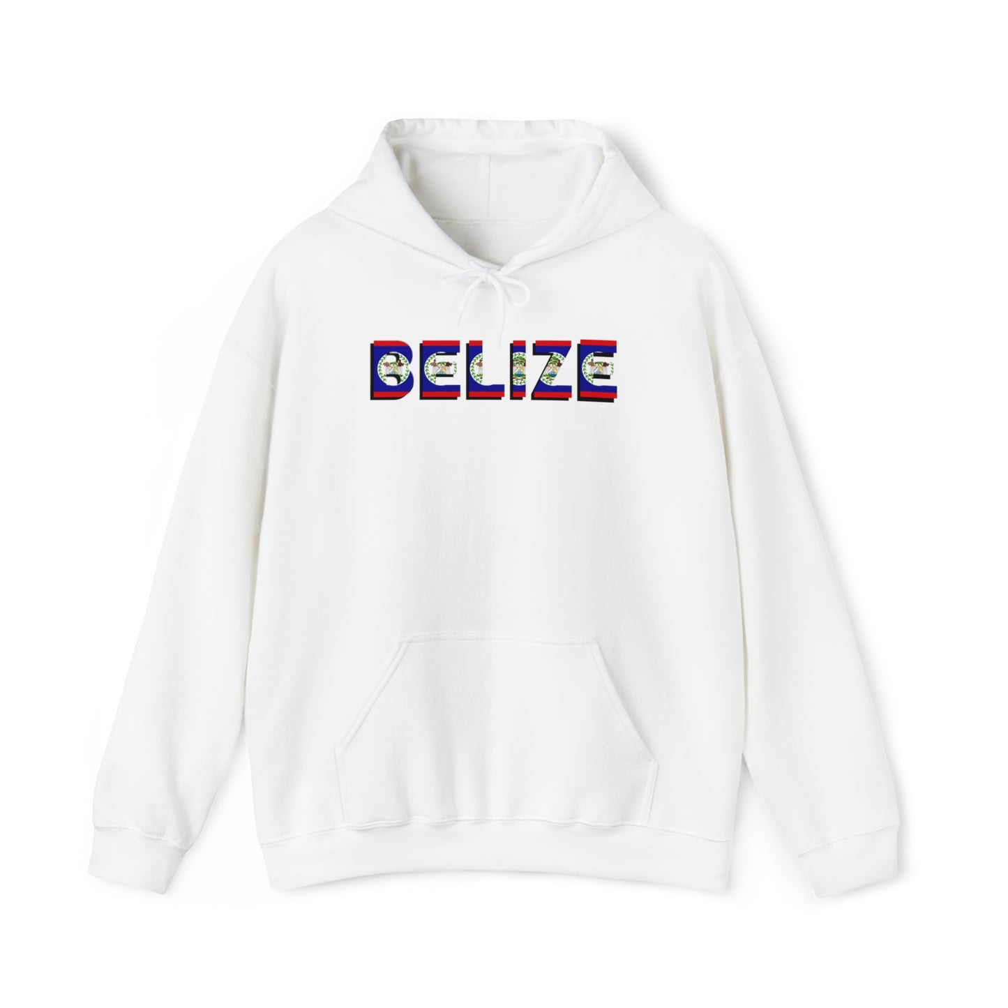 Belize flag Unisex Heavy Blend™ Hooded Sweatshirt