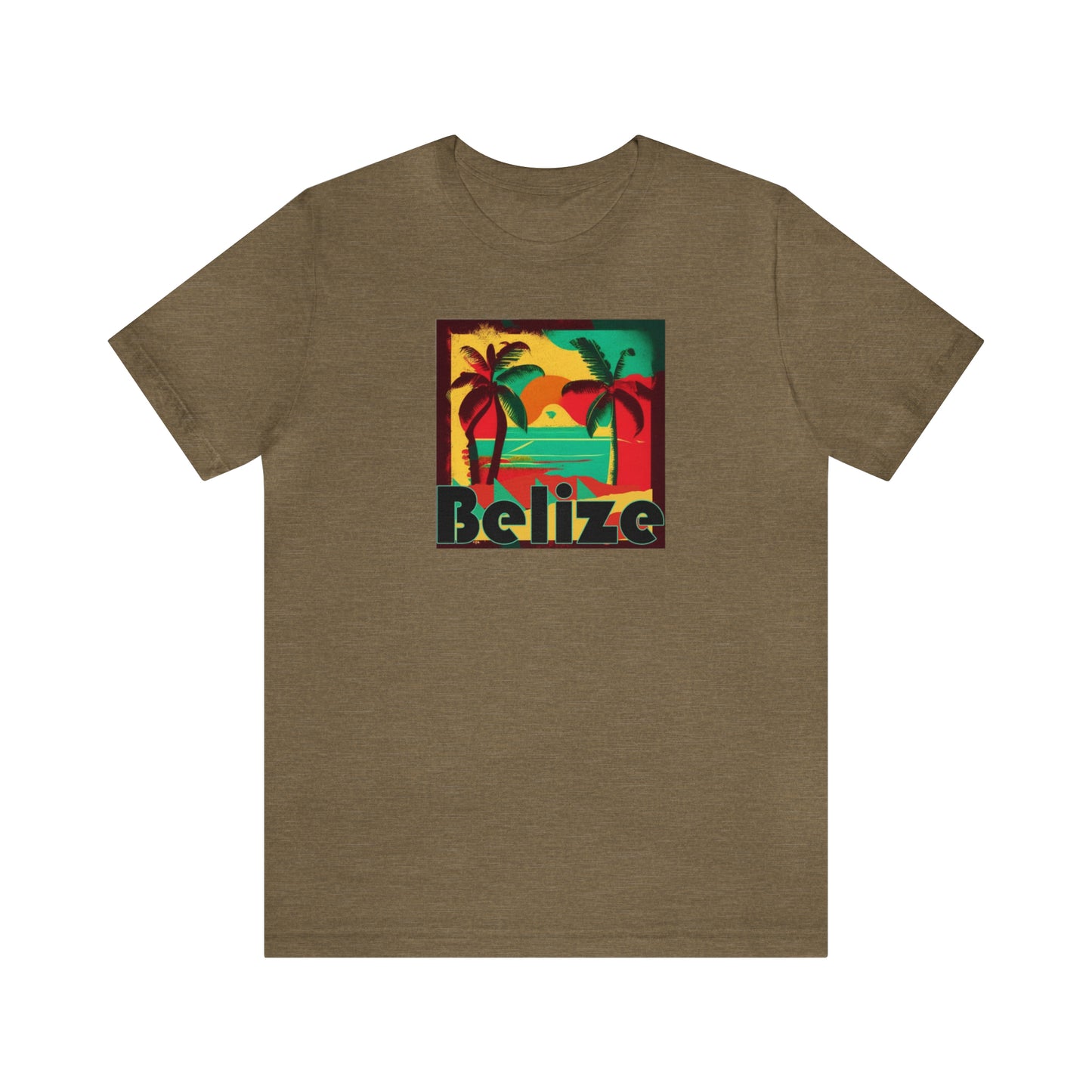 Retro Belize Unisex Jersey Short Sleeve Tee