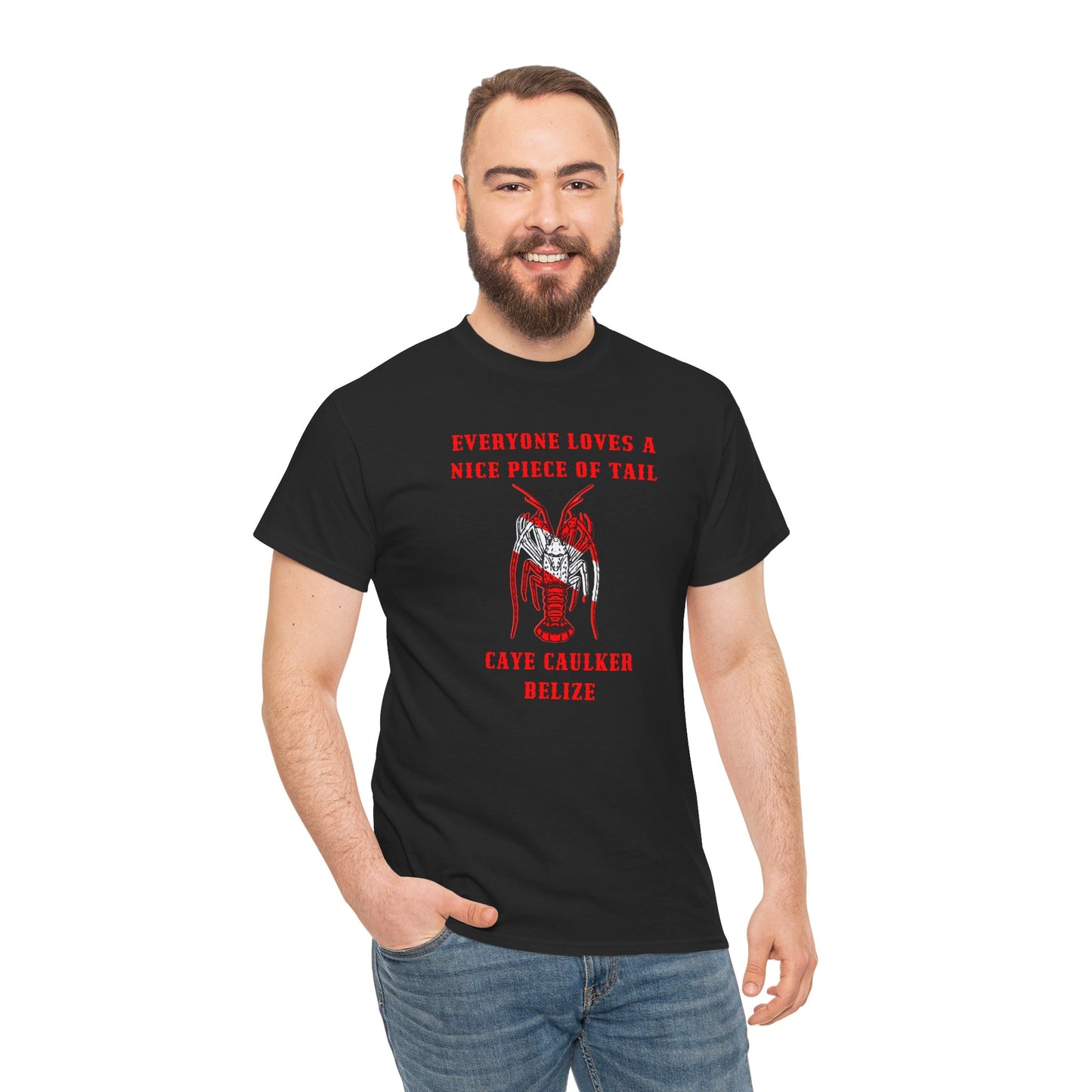Likes me some tail Unisex Heavy Cotton Tee