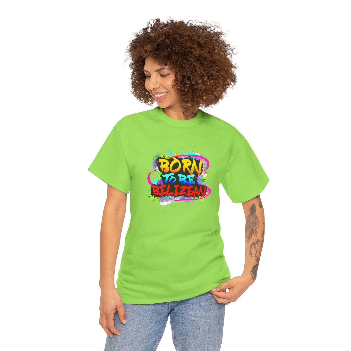Born to be BELIZEAN Unisex  Cotton Tee