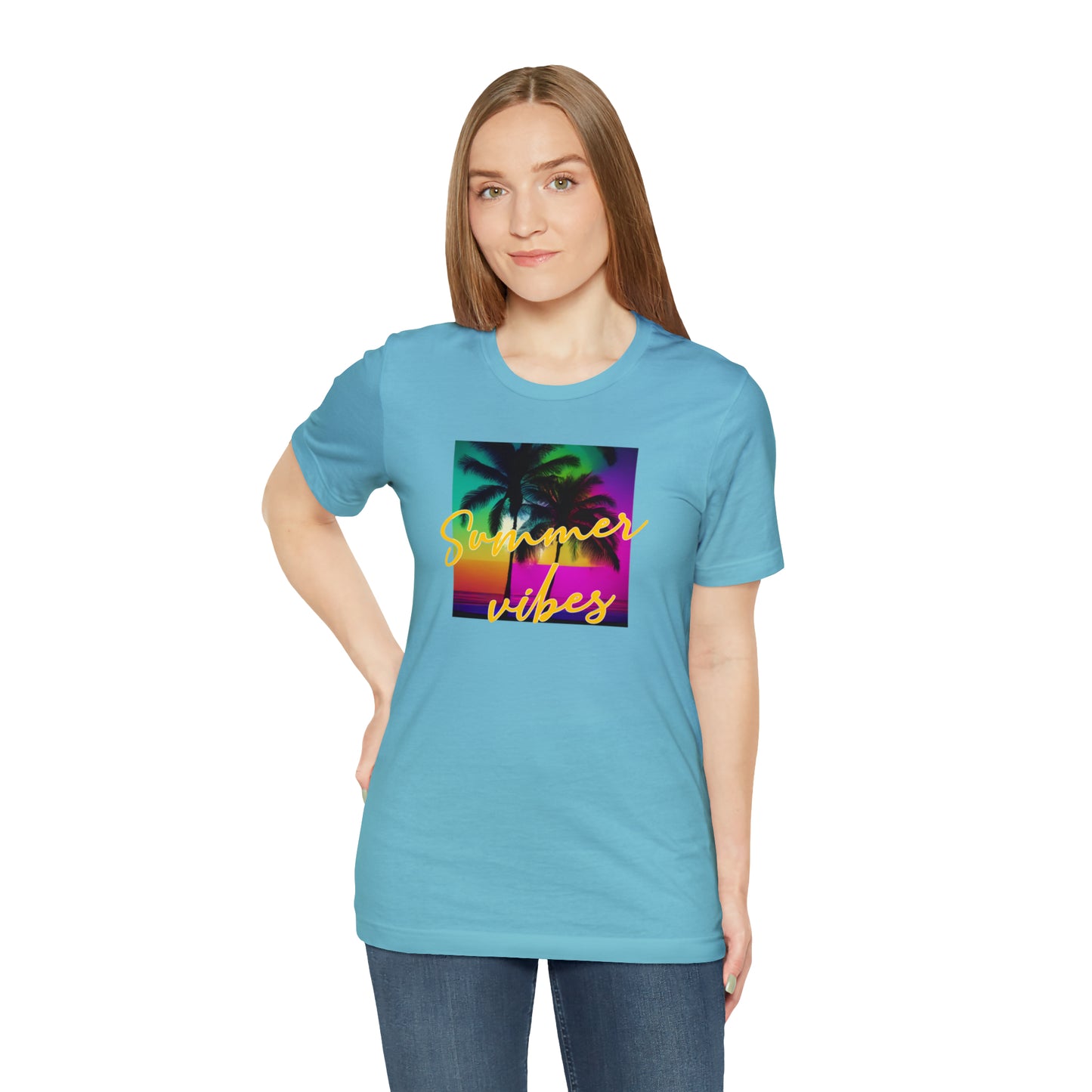 Summer Color Unisex Jersey Short Sleeve Tee