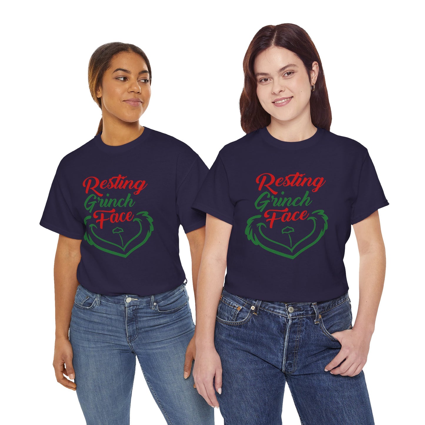 Resting Grinch Face Cotton Tee