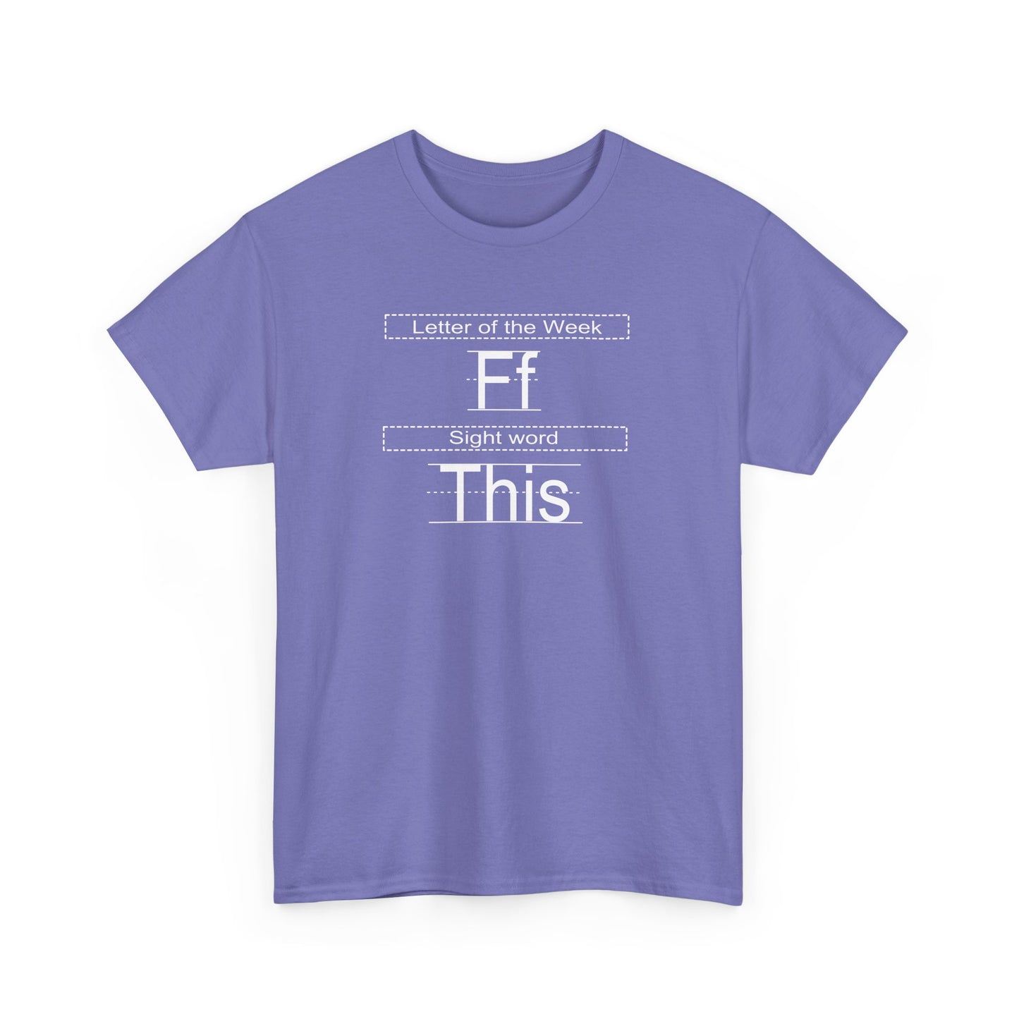 Sight Words Unisex Heavy Cotton Tee