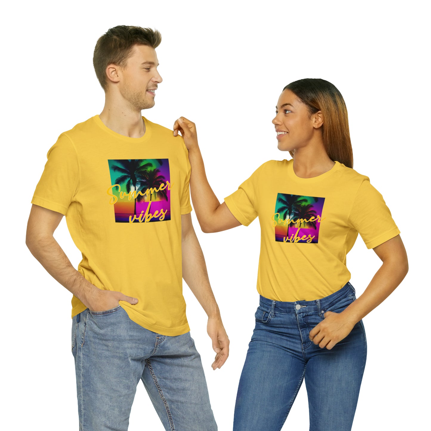 Summer Color Unisex Jersey Short Sleeve Tee