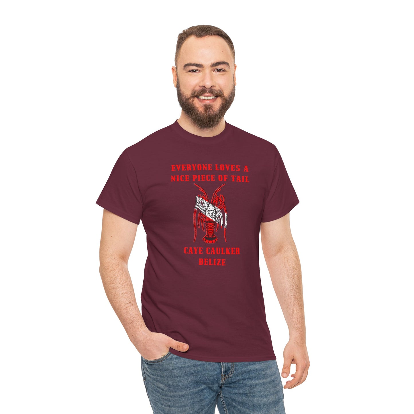 Likes me some tail Unisex Heavy Cotton Tee