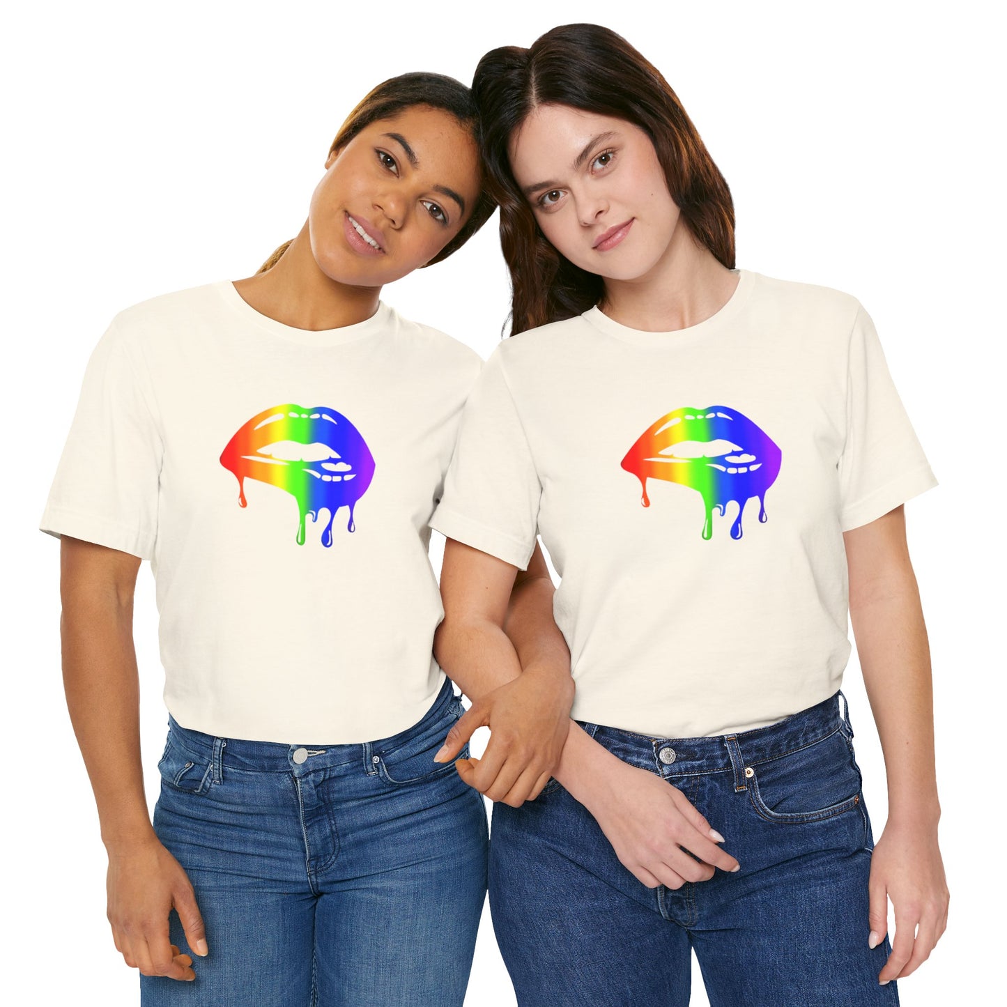 Pride lips Unisex Jersey Short Sleeve Tee