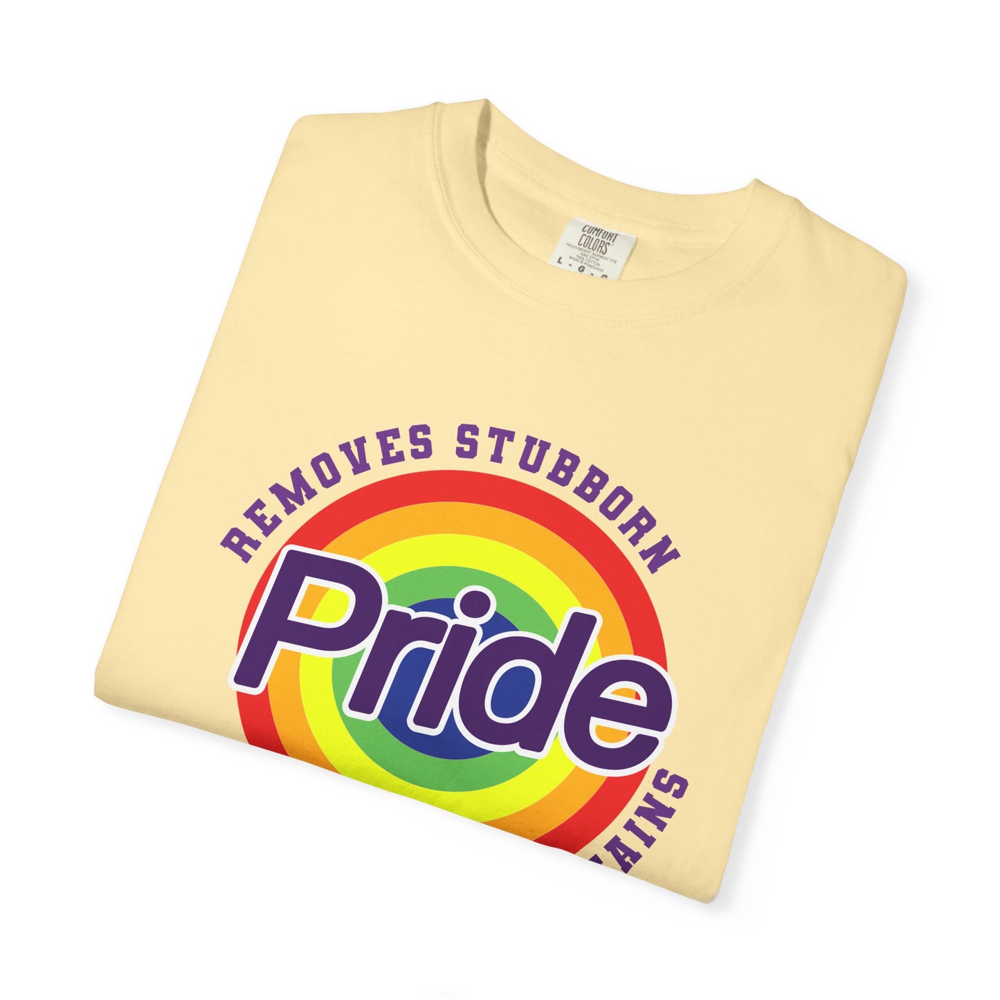 Pride Themed Unisex Garment-Dyed T-Shirt - Removes Stubborn Orange Stains