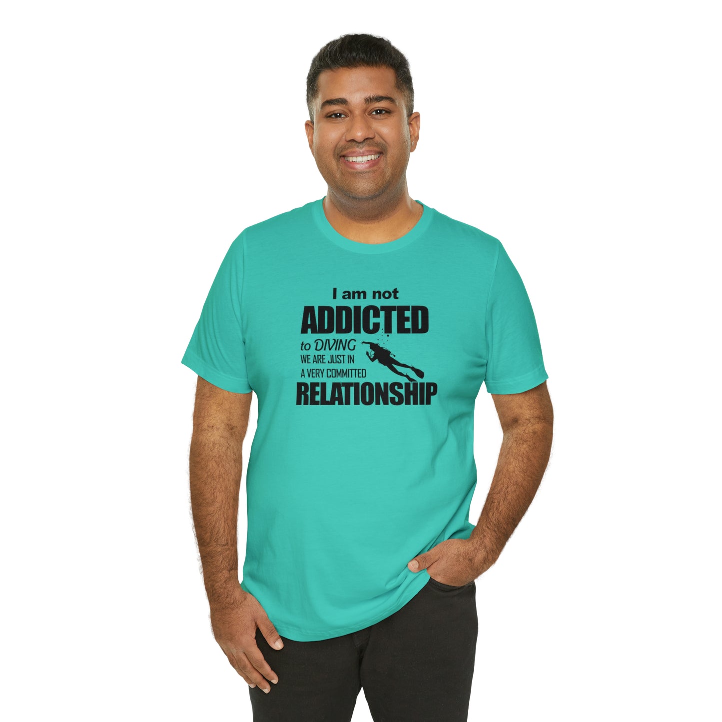 Addicted to diving Jersey Short Sleeve Tee