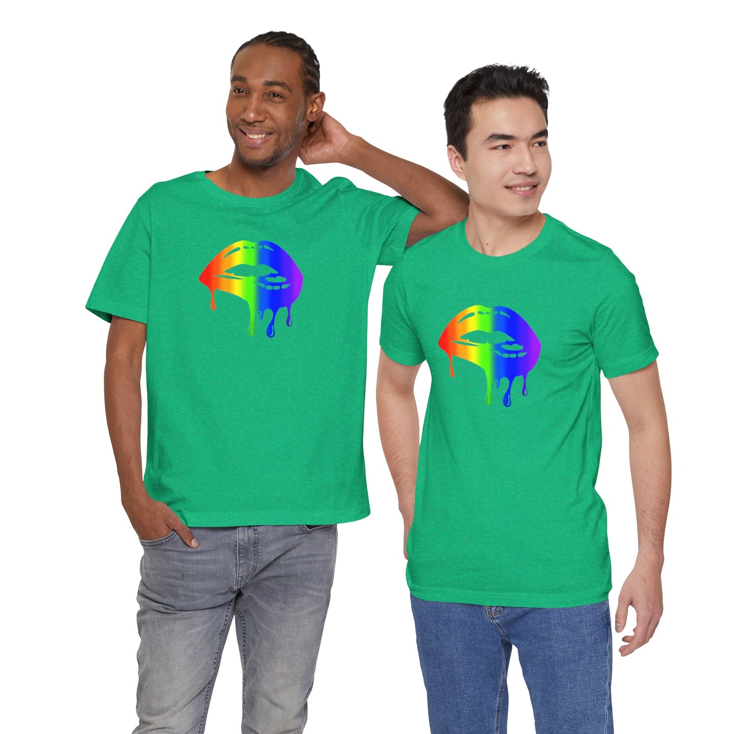 Pride lips Unisex Jersey Short Sleeve Tee