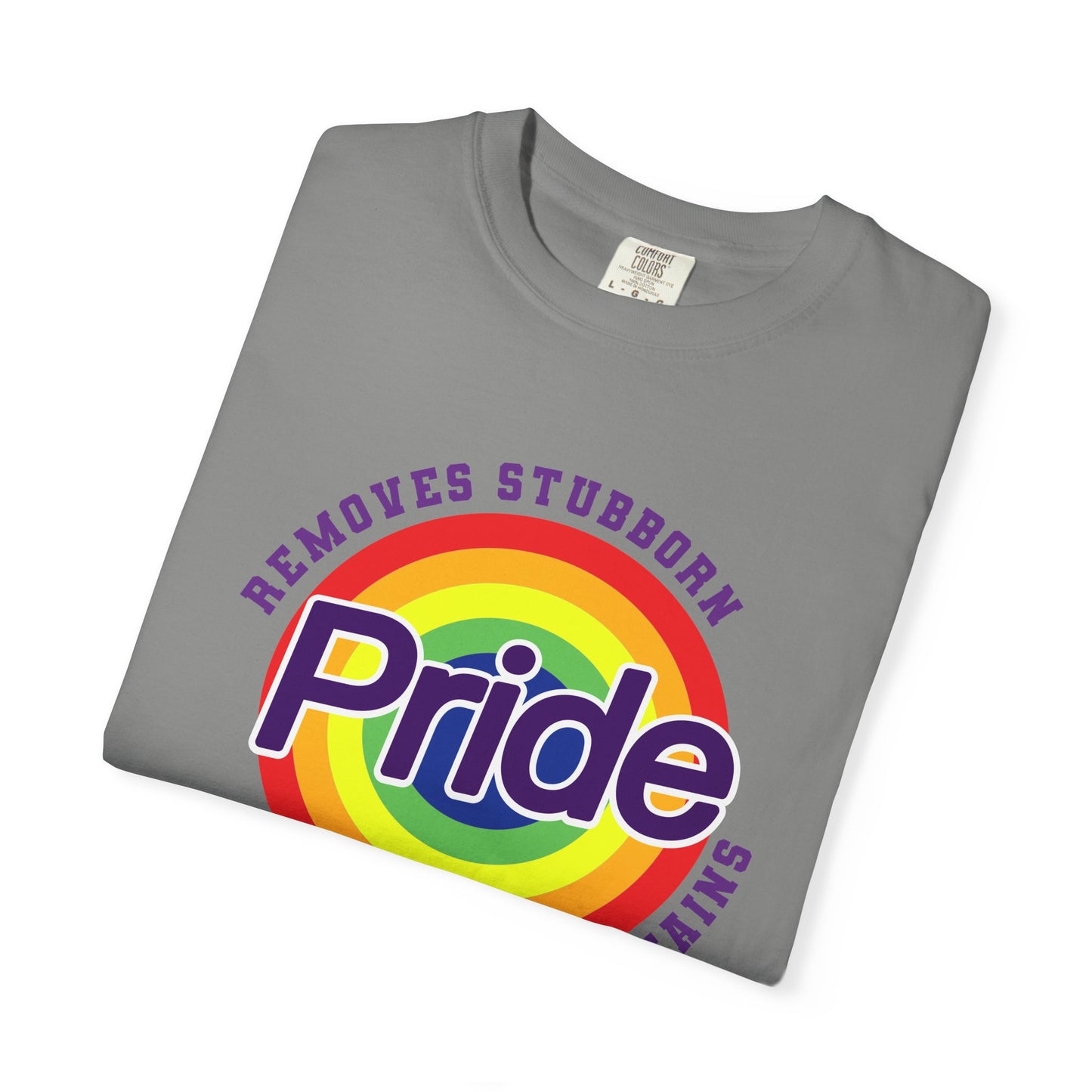 Pride Themed Unisex Garment-Dyed T-Shirt - Removes Stubborn Orange Stains