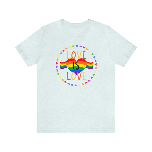 Love is love Jersey Short Sleeve Tee