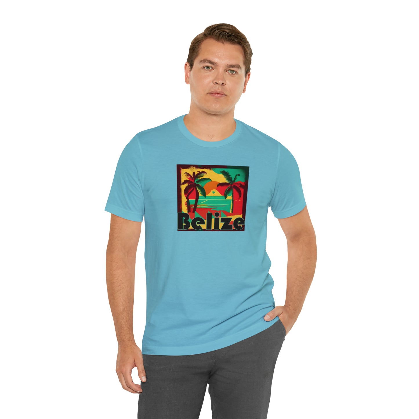 Retro Belize Unisex Jersey Short Sleeve Tee