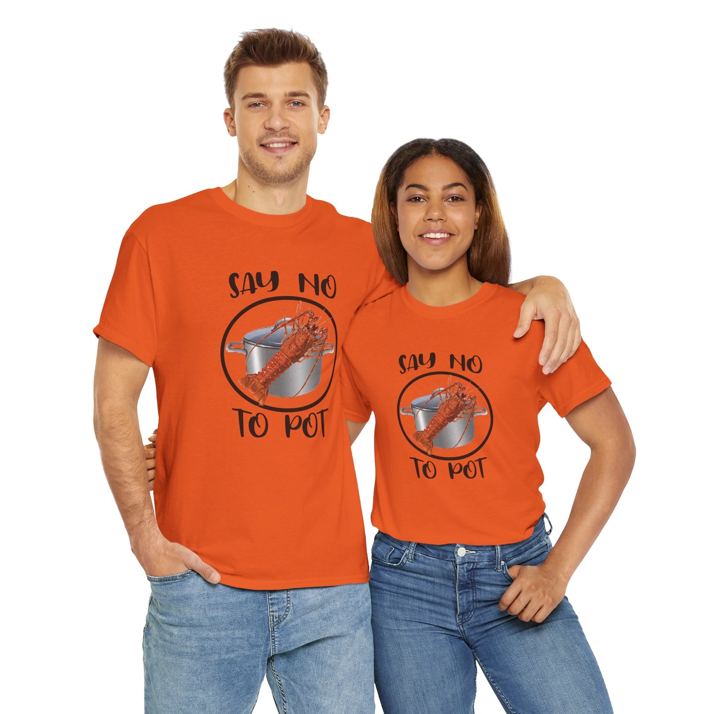 Say No to Pot Unisex Heavy Cotton Tee