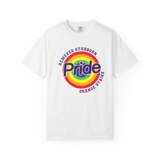 Pride Themed Unisex Garment-Dyed T-Shirt - Removes Stubborn Orange Stains